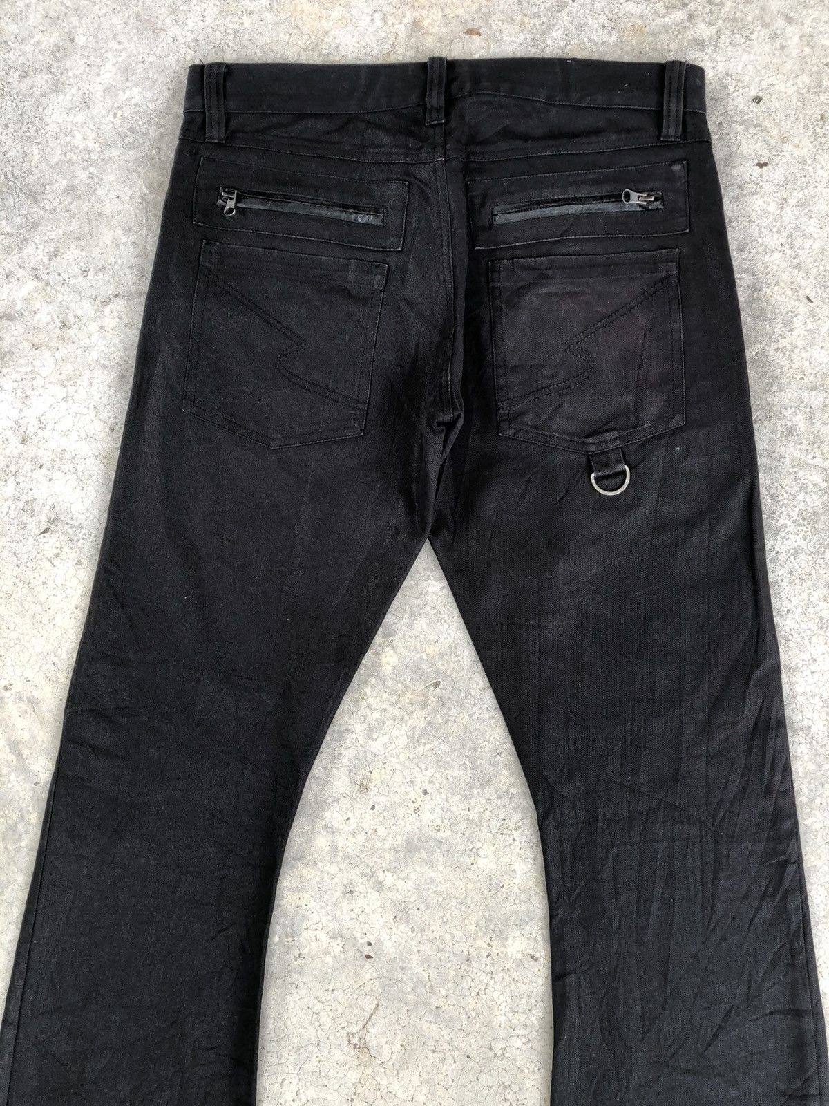 If Six Was Nine Semantic Design Flared Jeans Wax Jeans Size US 32 / EU 48 - 8 Thumbnail