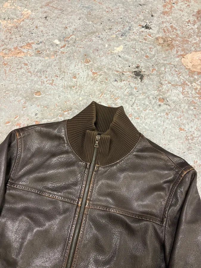 Prada 2000s Prada Brown Leather Premium Jacket Size US M / EU 48-50 / 2 - 4 Thumbnail