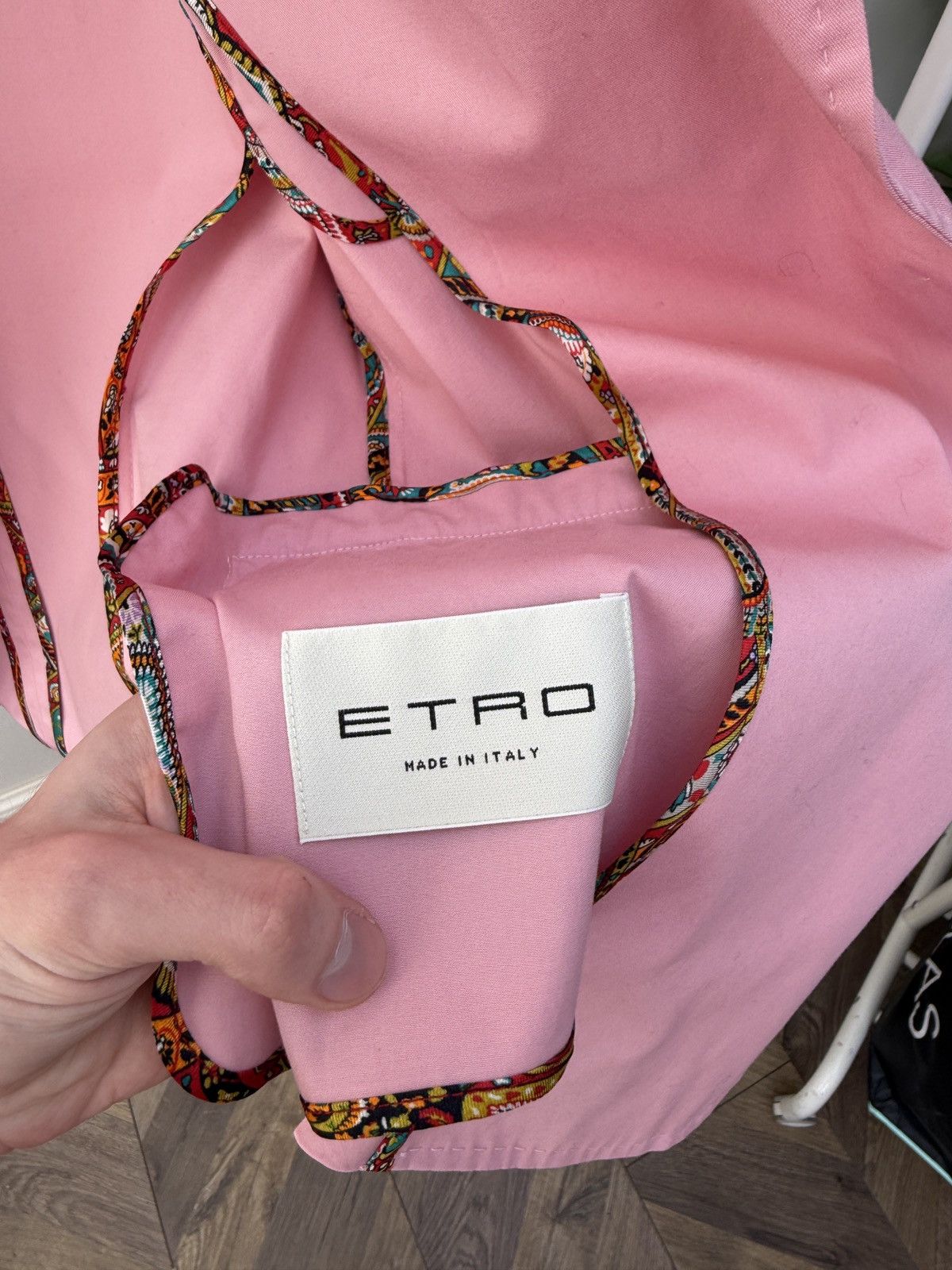 Etro Vintage Etro Luxury Pink Blazer Pants Suit Womens Size M / US 6-8 / IT 42-44 - 5 Thumbnail