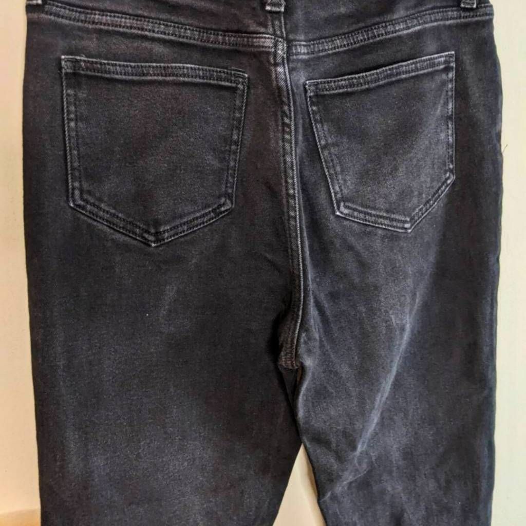 Oak + Fort Oak + Fort Black Slim Fit High-Rise Jeans Size 27 Women’s St Size 27" / US 4 / IT 40 - 4 Thumbnail