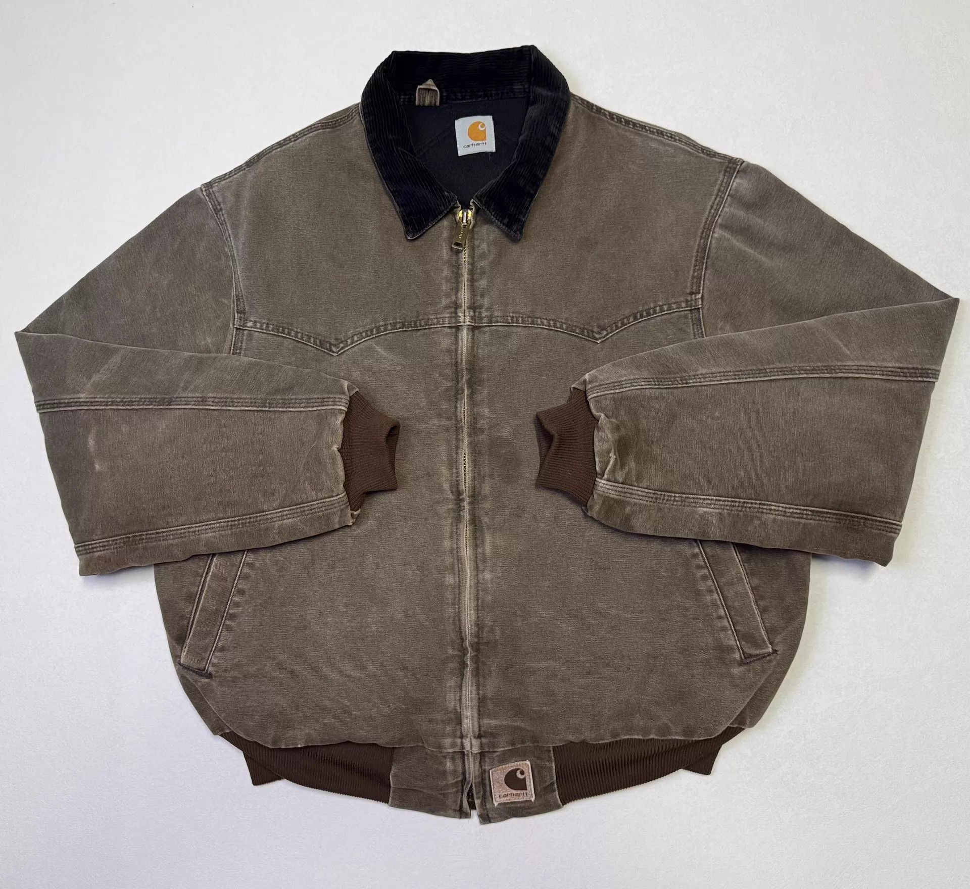 Carhartt Vintage Carhartt J14 Burgundy XL Santa Fe Jacket Size US XL / EU 56 / 4 - 1 Thumbnail