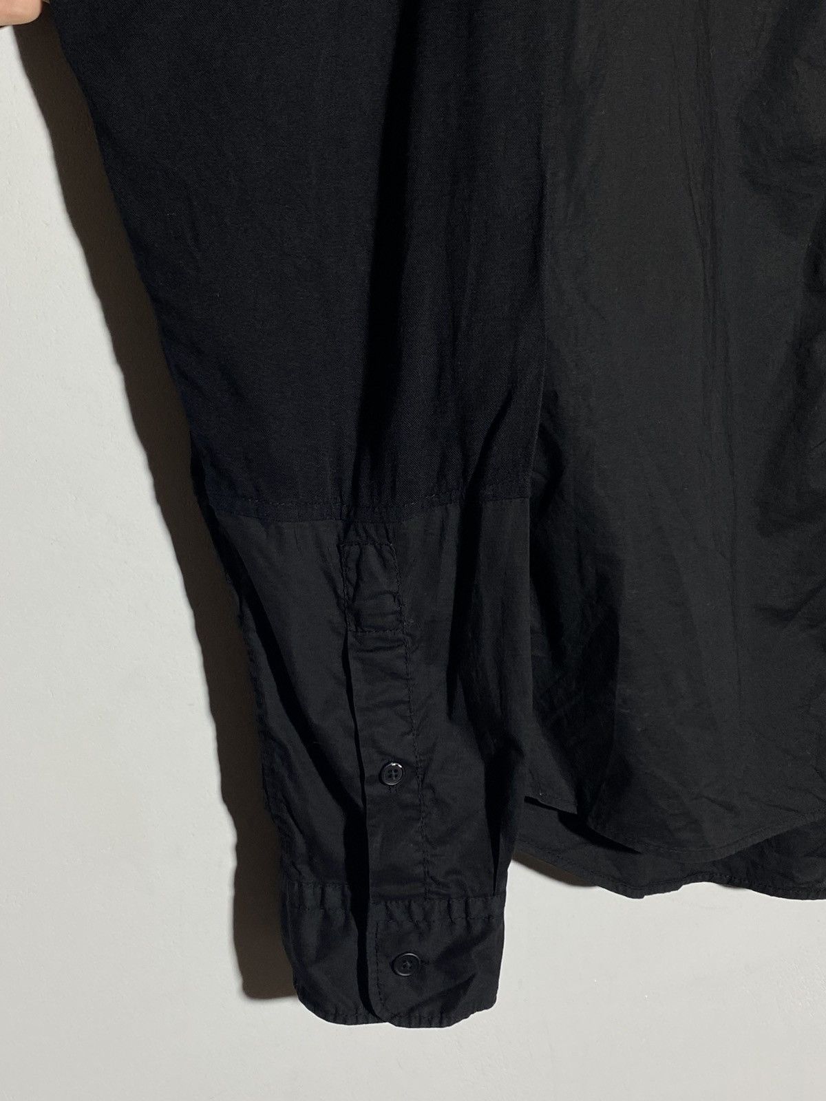 McQ Alexander McQueen MCQ Alexander McQueen Black Colorblock Avant Garde Shirt Size US L / EU 52-54 / 3 - 8 Thumbnail