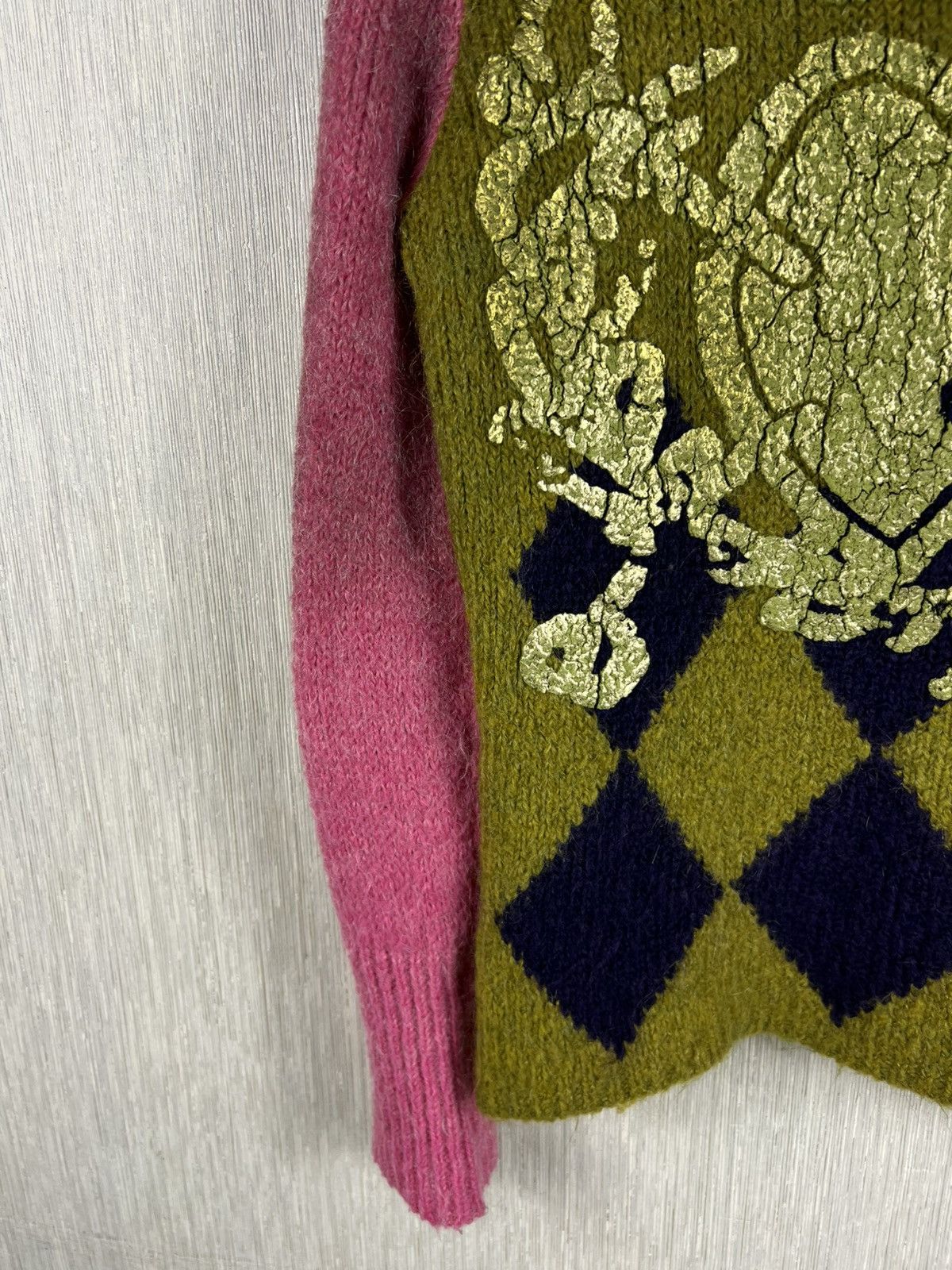 Vintage Vintage 90s einstein prog prod mohair cardigan sweater knit Size S / US 4 / IT 40 - 20 Thumbnail