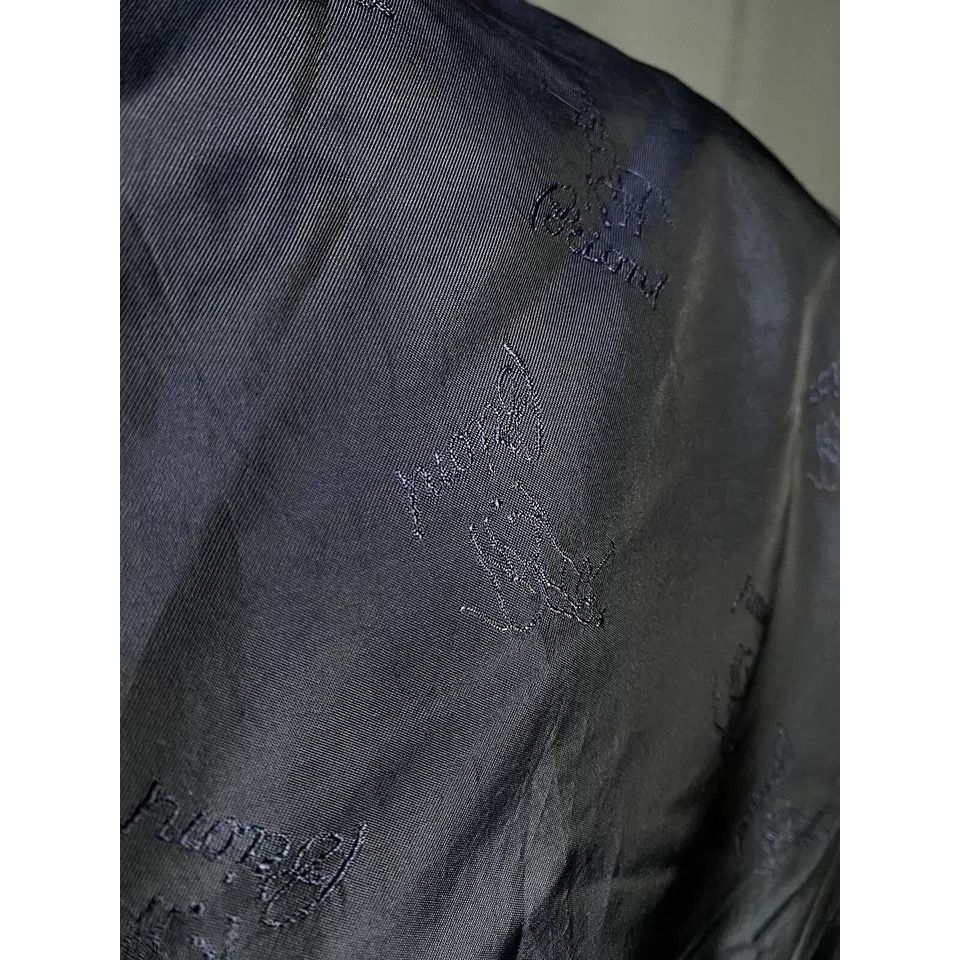 Brioni Brioni Men's Blue Wool Double Breasted Blazer Jacket Size 56 Size 54R - 9 Thumbnail