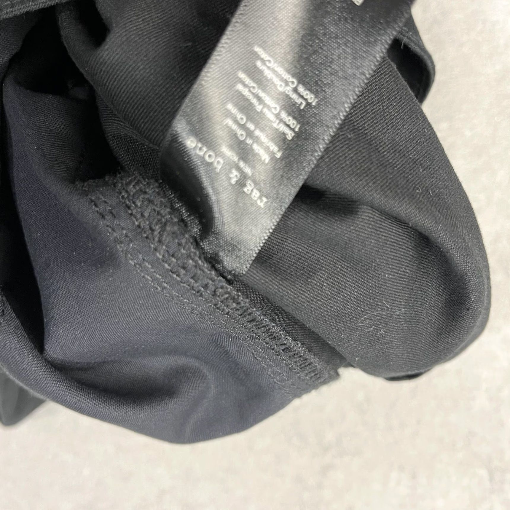 Rag & Bone VINTAGE Rag & Bone Pants Womens 25 Black Belted Zip Cuff Straight Leg Casual Chino Ballistic? Size 42" / US 20 - 6 Thumbnail