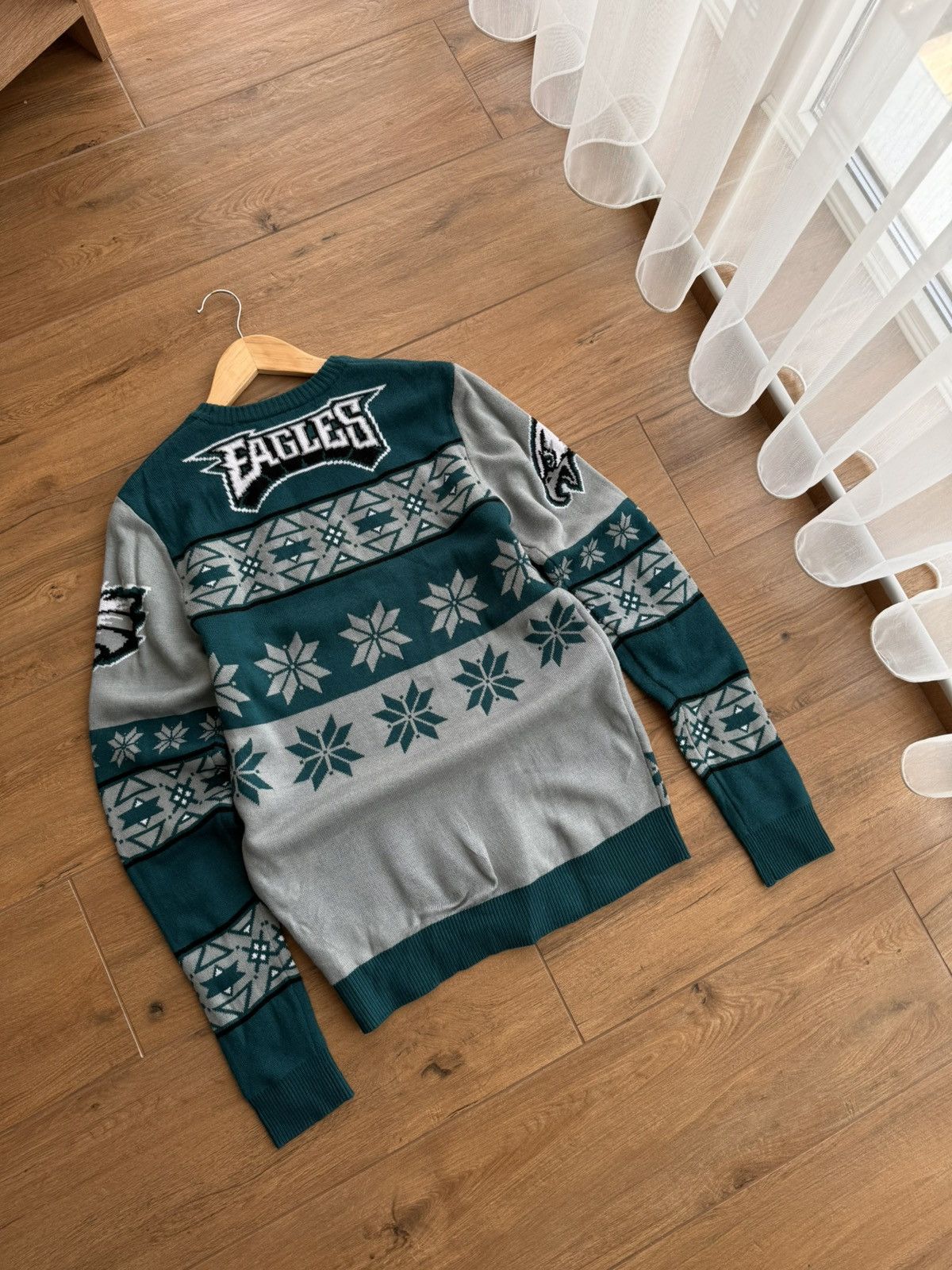 NFL × Starter NFL Team Philadelphia Eagles Christmas Sweater Size S / US 4 / IT 40 - 10 Thumbnail