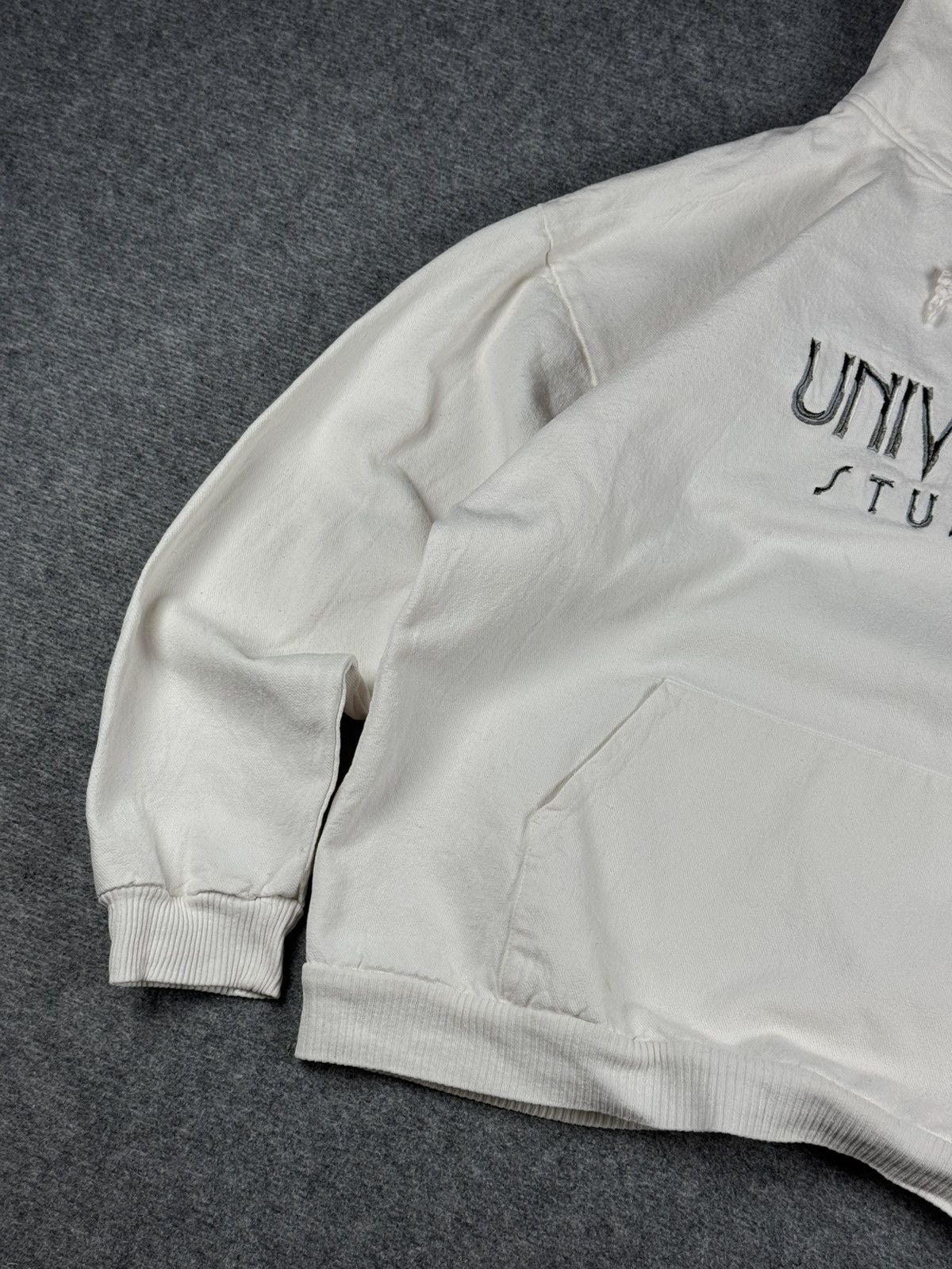 Universal Studios × Vintage Vintage 80's Unviersal Studios Hooded sweatshirt embroidered Size US L / EU 52-54 / 3 - 3 Thumbnail