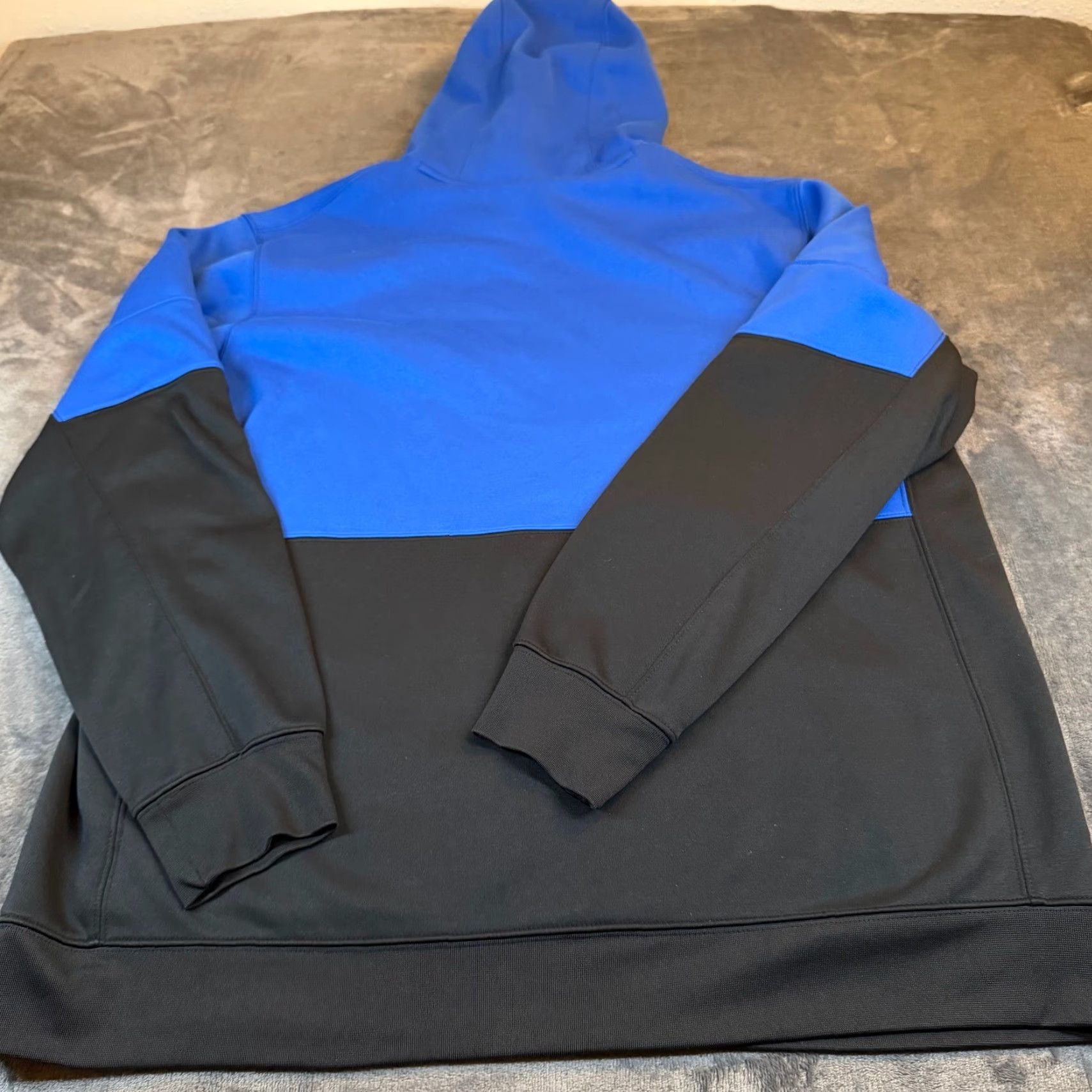Nike Nike Duke Blue Devils Dri-FIT Colorblock Hoodie Blue Black On-Field Mens XL Size US XL / EU 56 / 4 - 4 Thumbnail