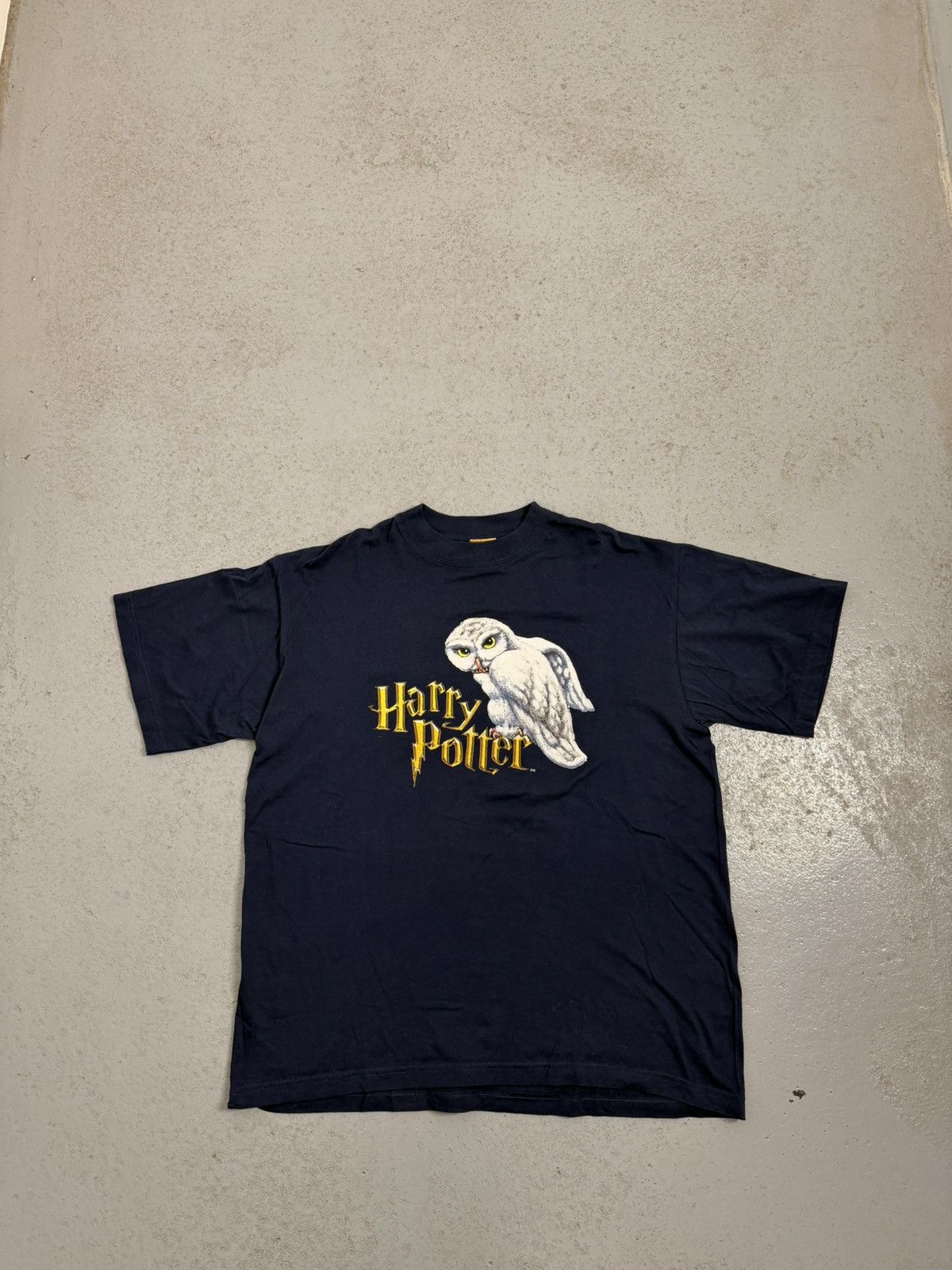 Vintage Vintage 2001 Harry Potter Owl Movie Promo Hanes T-Shirt Size US L / EU 52-54 / 3 - 5 Thumbnail