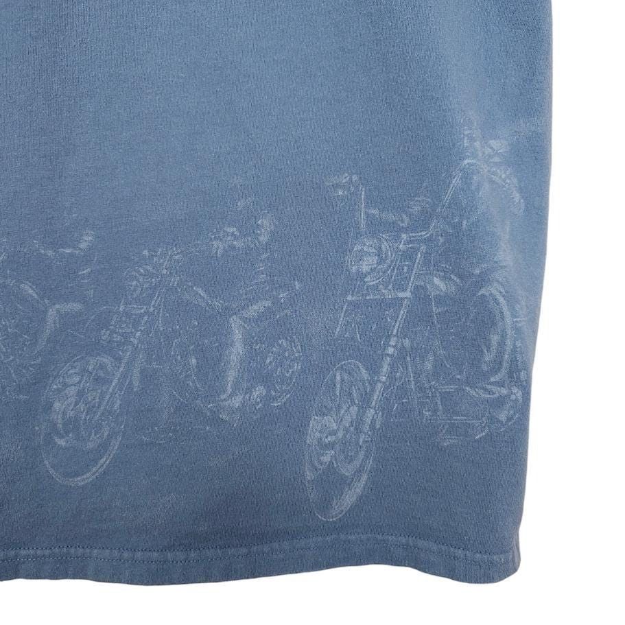 Vintage Vintage Sturgis T Shirt Mens Size Large Blue Y2K 2001 AOP Size US L / EU 52-54 / 3 - 7 Thumbnail