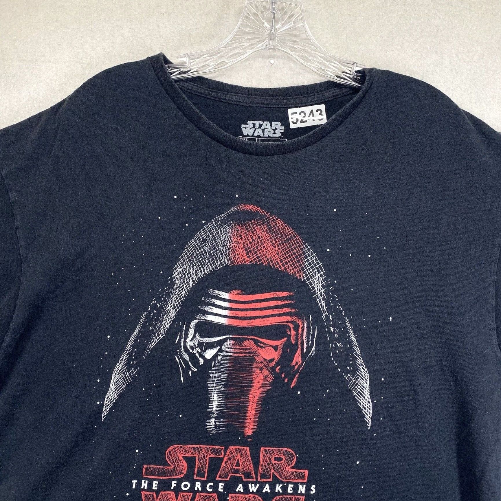 Star Wars VINTAGE Star Wars Kylo Ren T-Shirt Unisex Adult Medium Black Graphic Print Movie Promo 2015 Size US M / EU 48-50 / 2 - 4 Thumbnail