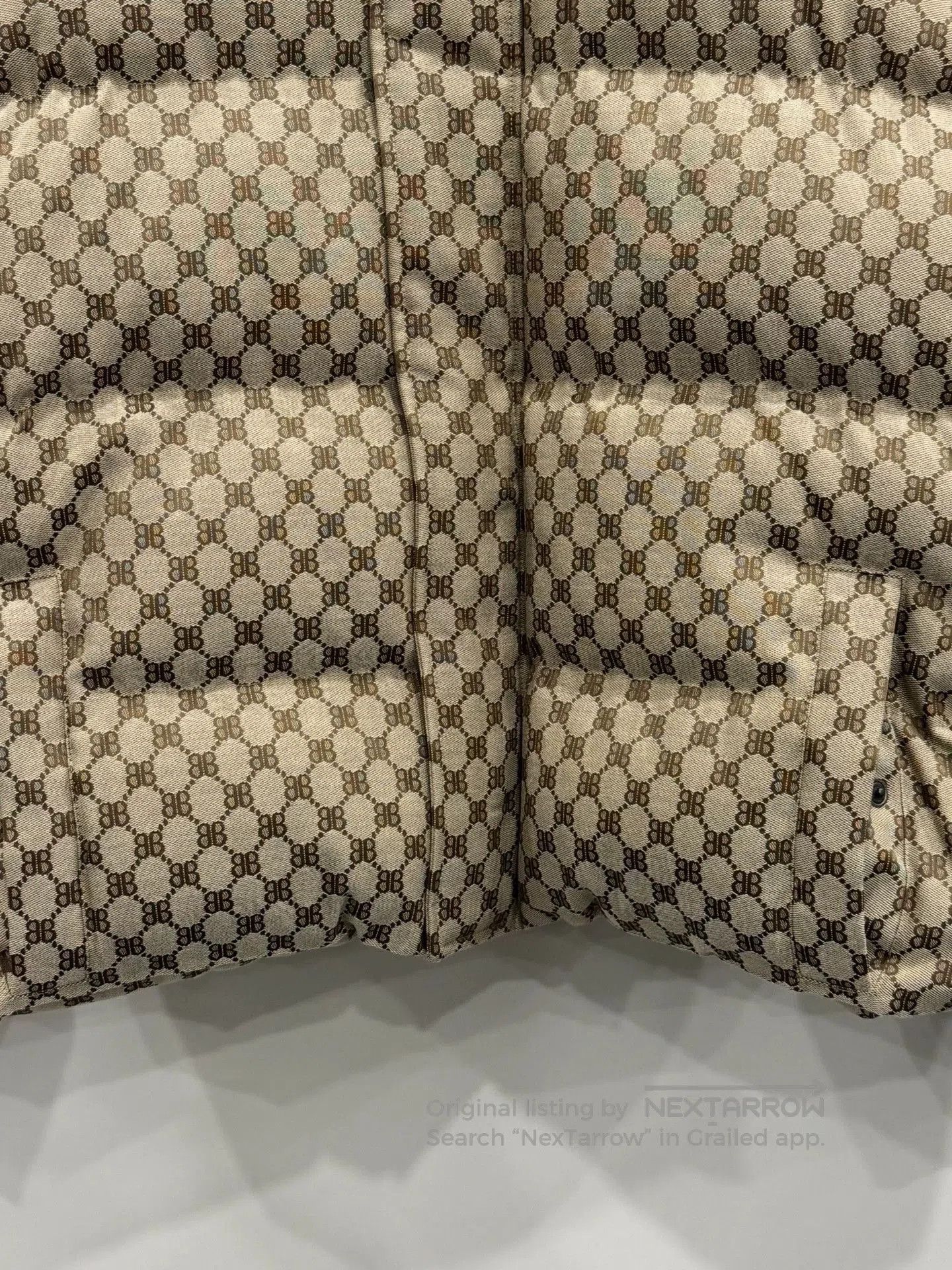 Balenciaga Balenciaga Gucci Monogram Down Jacket . Size US L / EU 52-54 / 3 - 4 Thumbnail