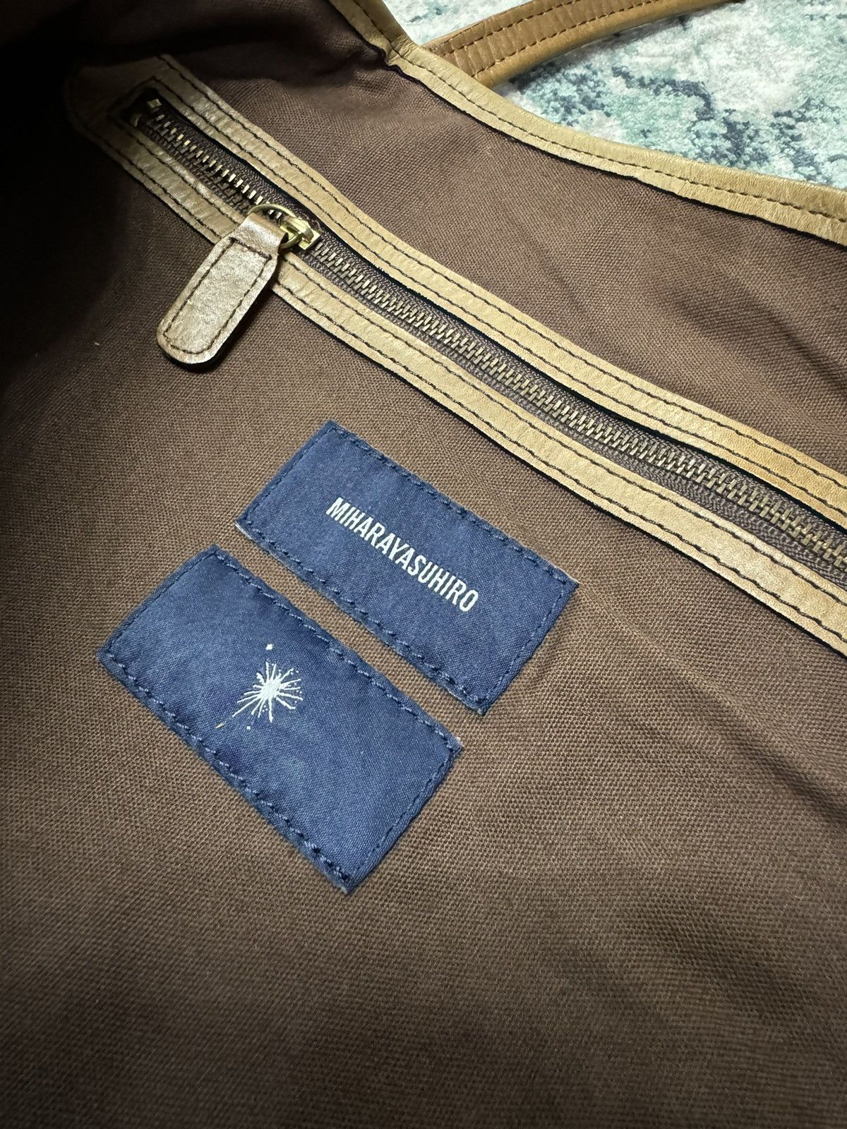 Maison MIHARA YASUHIRO MIHARAYASUHIRO FABRIC AND LEATHER TOTE BAG Size ONE SIZE - 8 Thumbnail