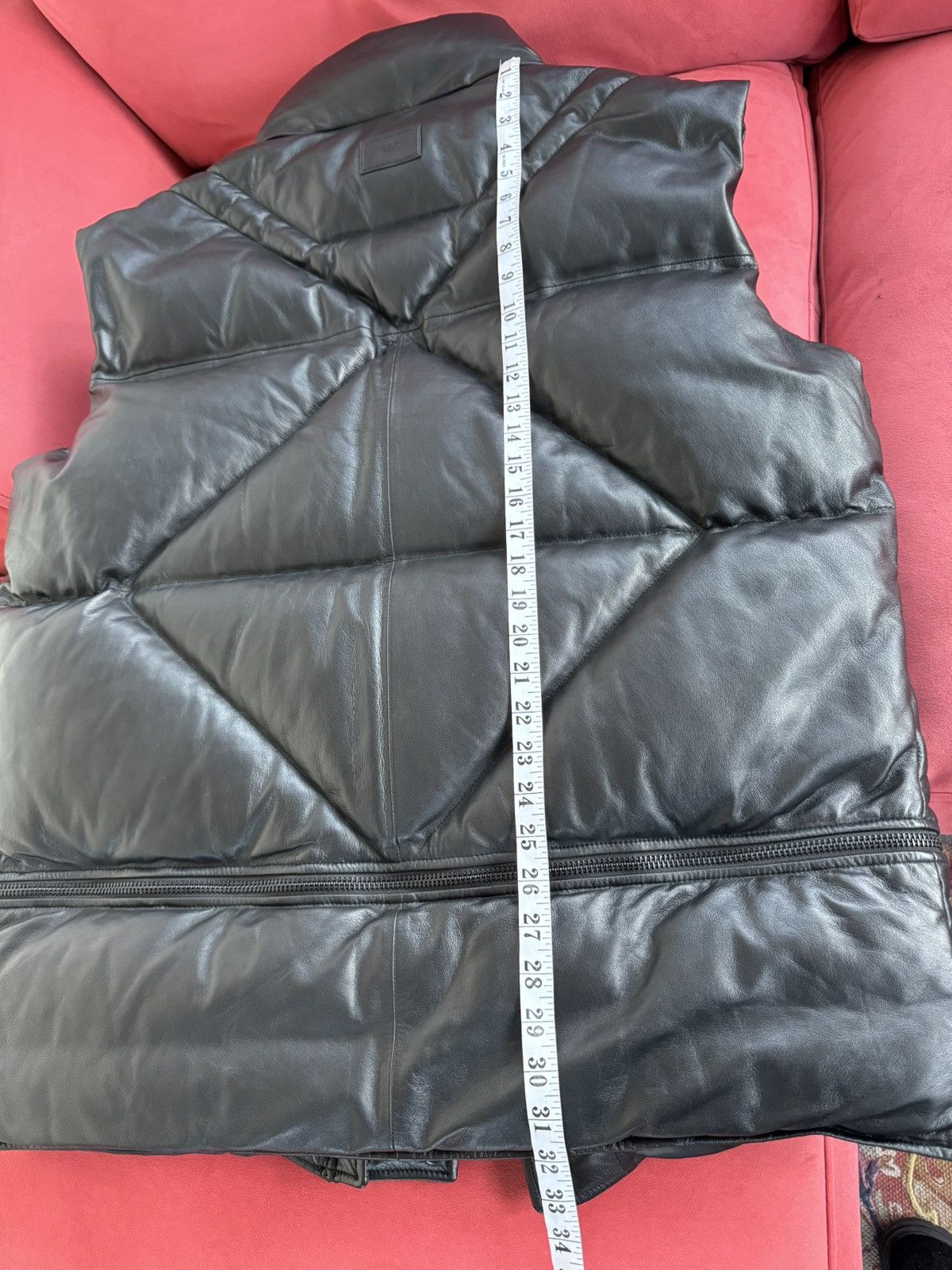 Emporio Armani Emporio Armani black lamb skin puffer, duck down, size XXL Size US XXL / EU 58 / 5 - 18 Thumbnail
