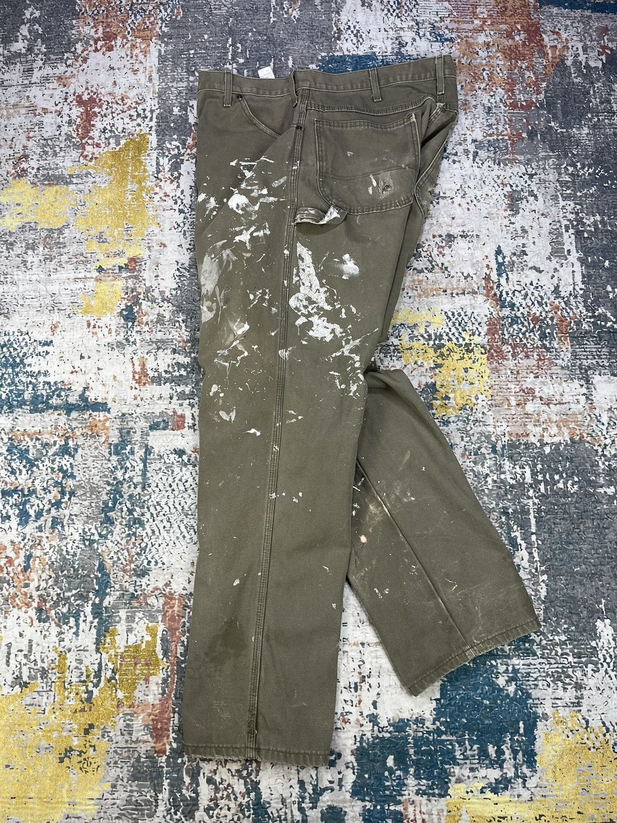 Dickies Vintage Dickies Painted Carpenter Worker Pants Size US 36 / EU 52 - 15 Thumbnail