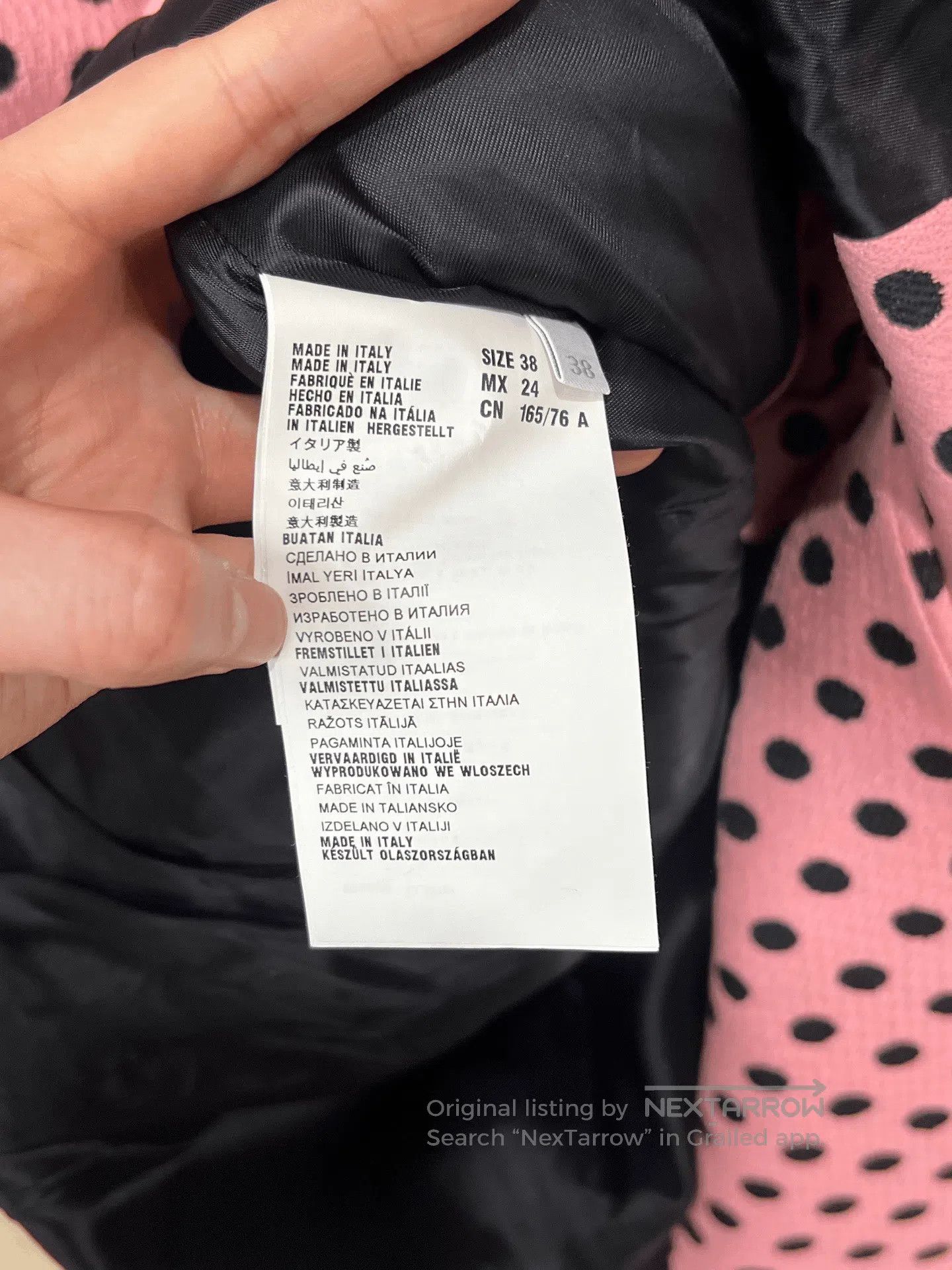 Miu Miu Miumiu Polka Dot Show Coat. Size S / US 4 / IT 40 - 5 Thumbnail
