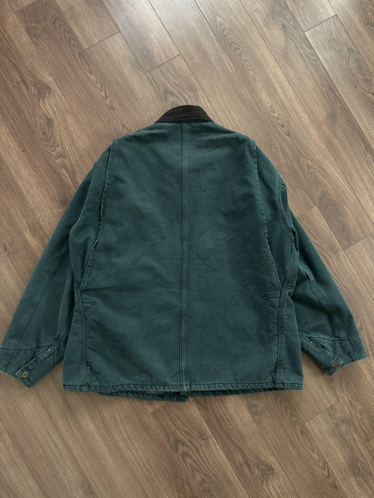 Carhartt Vintage 90-s Carhartt C02HTG green jacket Size US XL / EU 56 / 4 - 4 Thumbnail