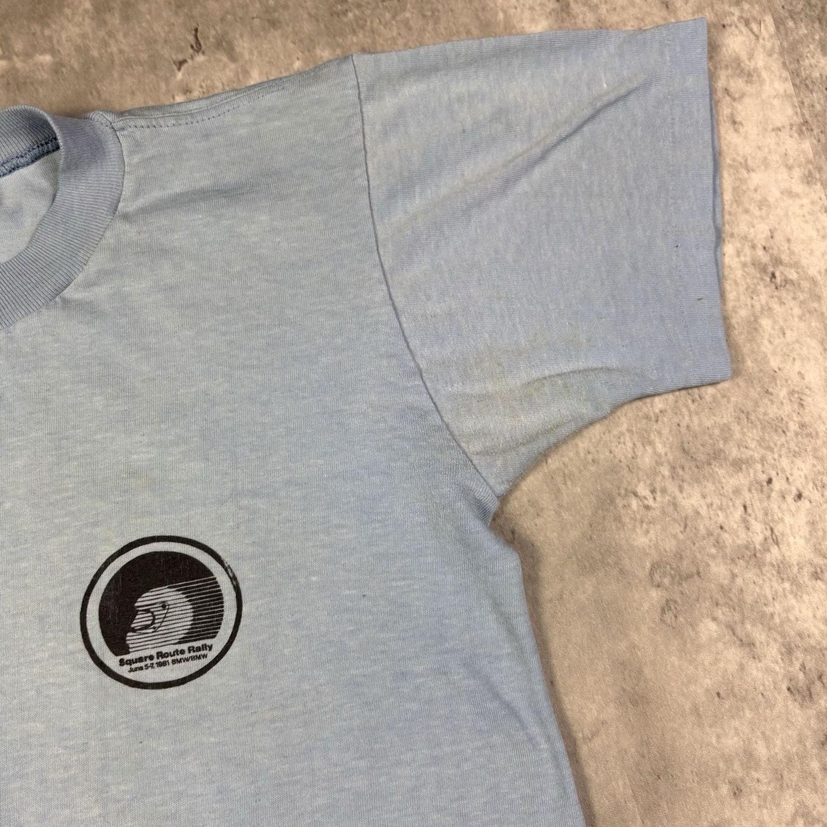 BMW VINTAGE BMW T-Shirt Men Short Sleeve Crew Neck Blue Small 80s 90s Cars Size US S / EU 44-46 / 1 - 6 Thumbnail