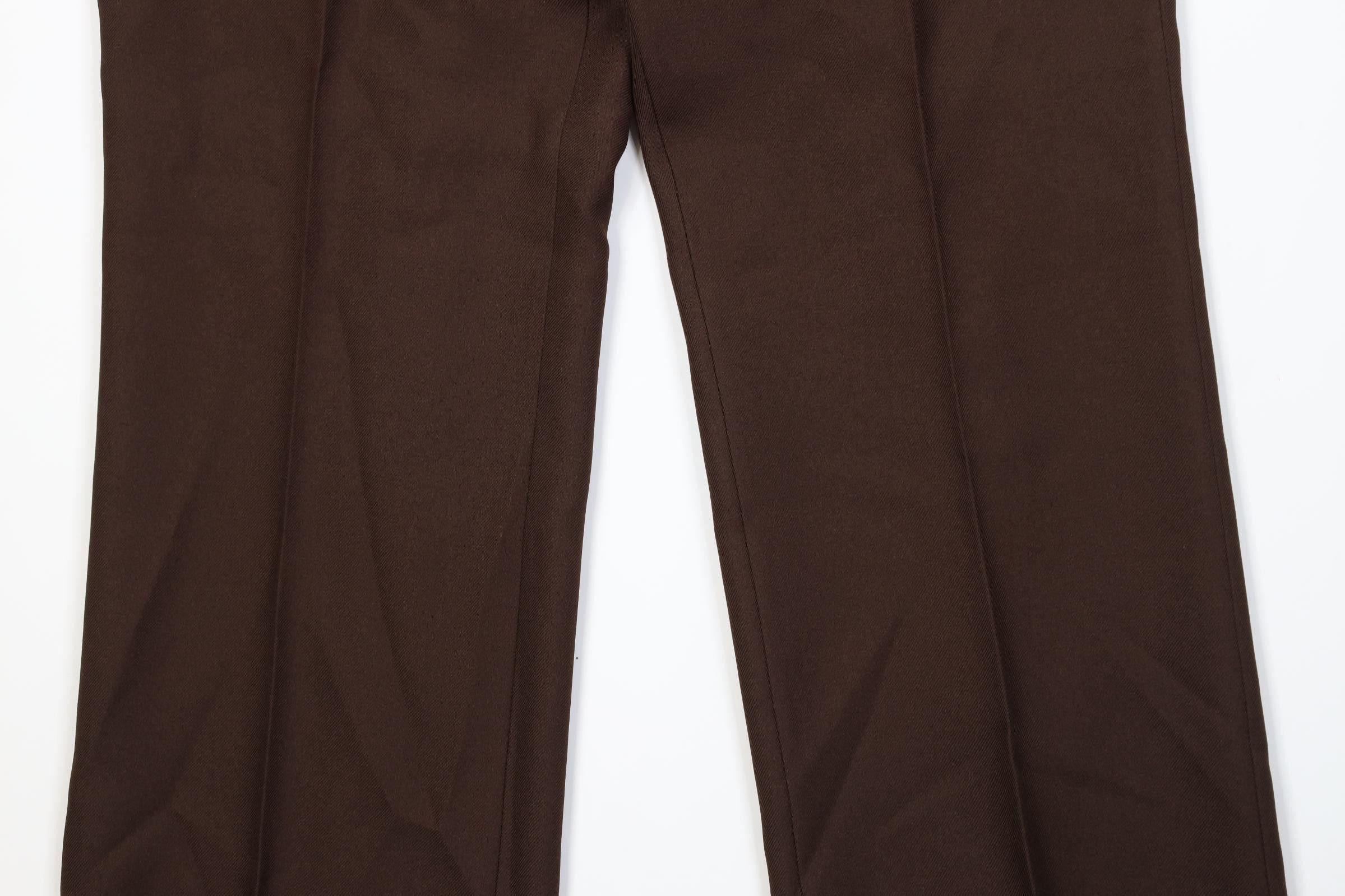 Vintage Deadstock Vintage 70s Streetwear Chino Pants Brown USA Size US 40 / EU 56 - 3 Thumbnail