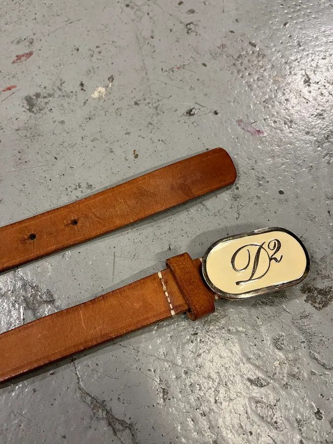 Dsquared2 DSquared2 Brown Leather Belt Size ONE SIZE - 5 Thumbnail