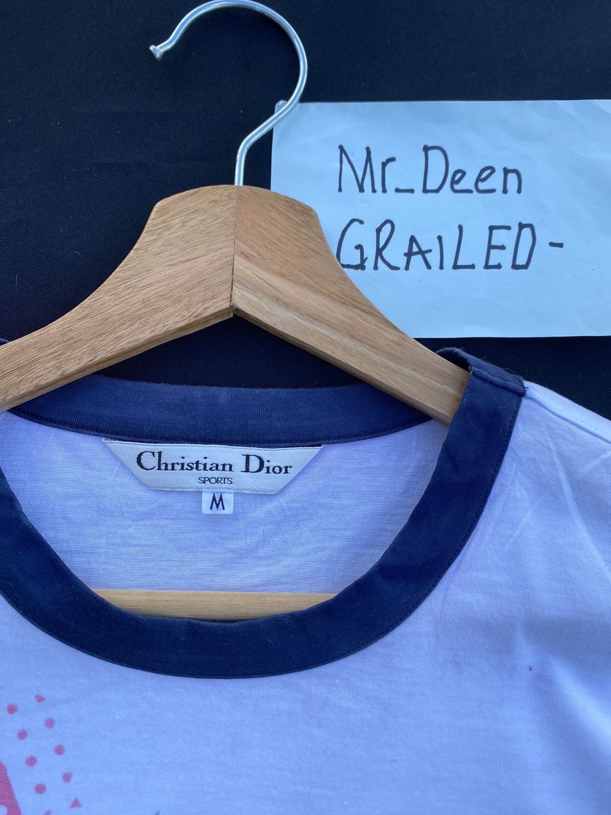 Christian Dior Monsieur Rare Vintage Christian Dior Rose White Tshirt Size US M / EU 48-50 / 2 - 8 Thumbnail