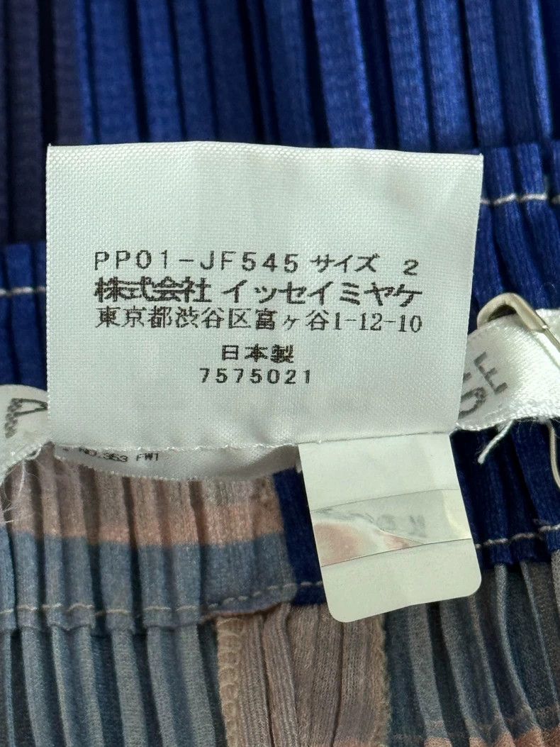 Issey Miyake issey miyake size:2 Blue and pink pleated pants Size 42" / US 20 - 4 Thumbnail