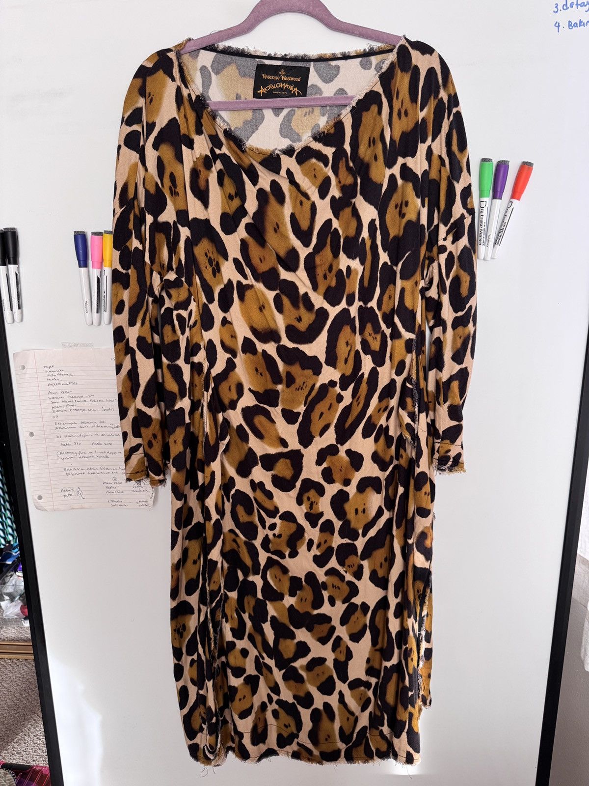 Vivienne Westwood Leopard Vivienne Westwood midi dress with belt Size L / US 10 / IT 46 - 1 Thumbnail