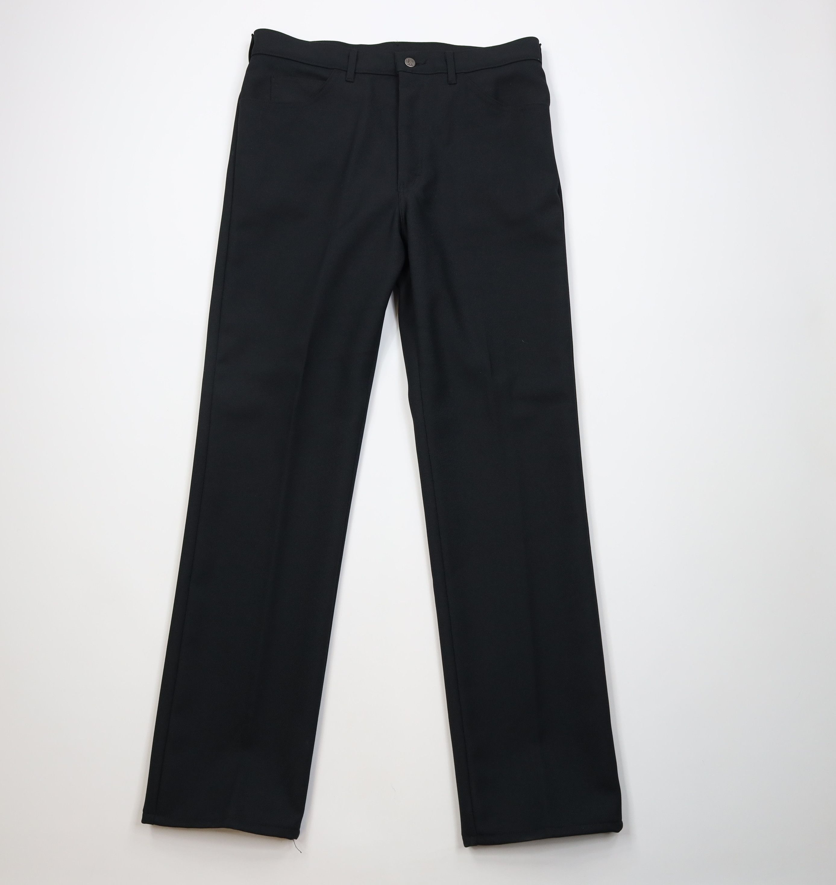 Lee Vintage 90s Lee Western Flared Wide Leg Chino Pants Black Size US 36 / EU 52 - 1 Thumbnail