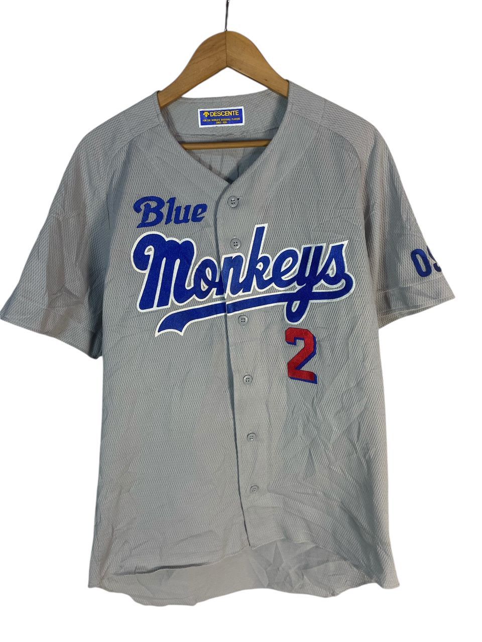 Descente Vintage baseball jersey shirt by descente Size US L / EU 52-54 / 3 - 1 Thumbnail