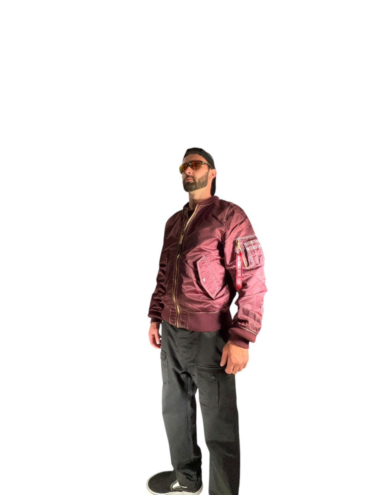 Alpha Industries × Vintage Vintage Alpha Industries Bomber Size US L / EU 52-54 / 3 - 2 Thumbnail