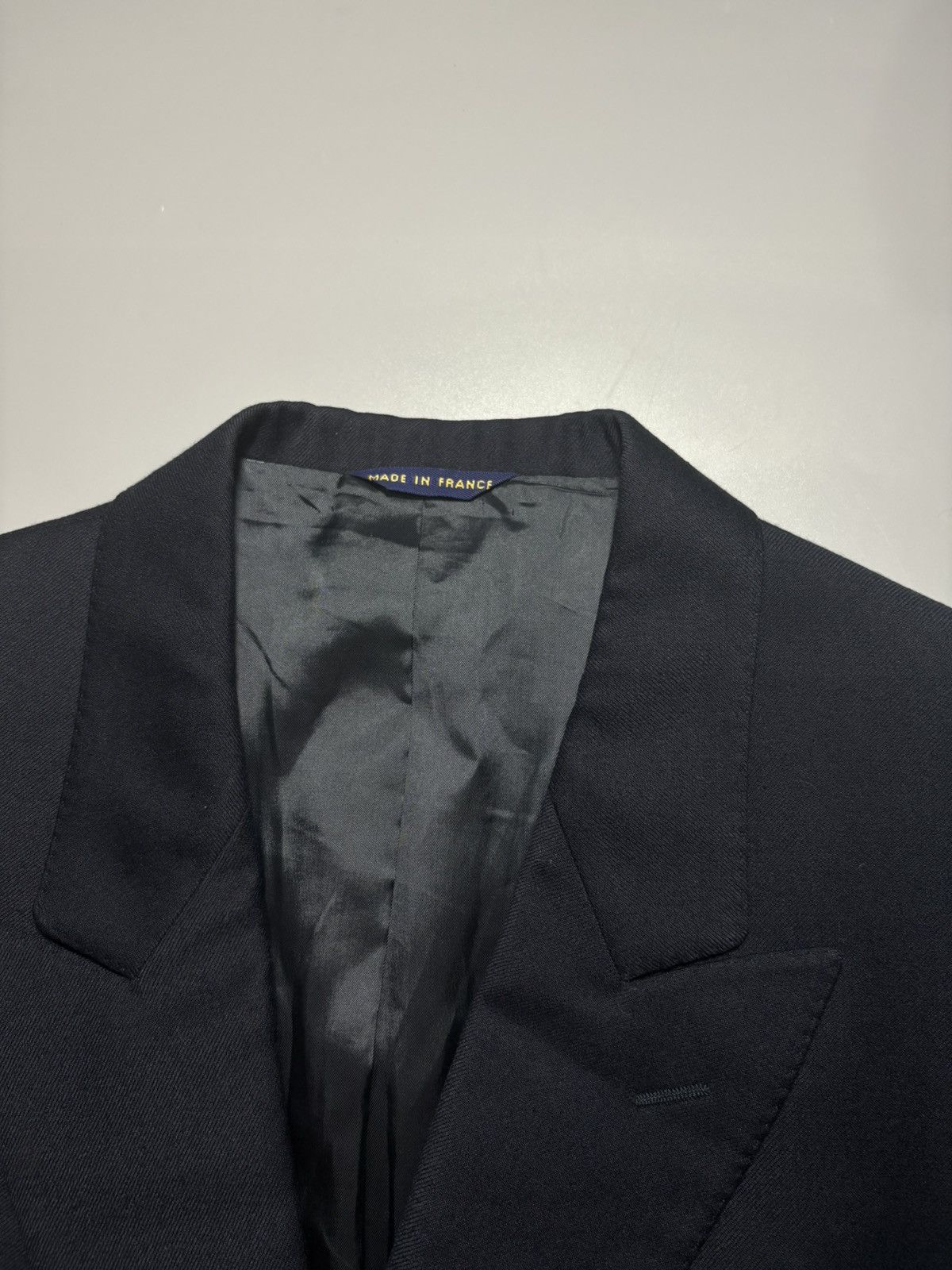Balenciaga Vintage Balenciaga Double-Breasted Wool Suit Blazer Size 44R - 3 Thumbnail