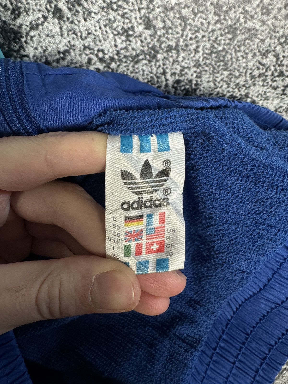 Adidas Men’s Adidas Vintage Full Zip Track Jacket 90s Retro Size M Size US M / EU 48-50 / 2 - 10 Thumbnail