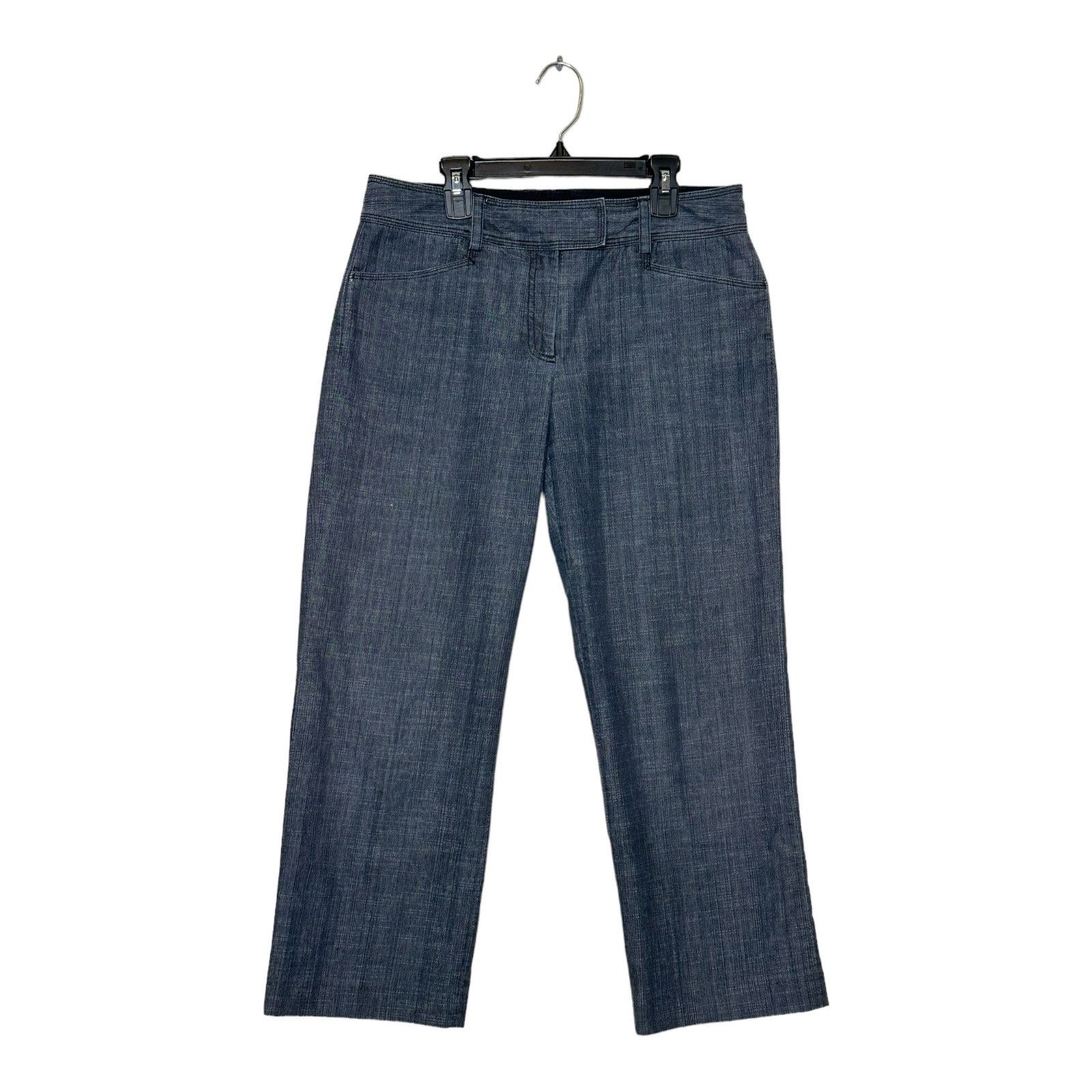 J.Crew J. Crew gray straight legs crop stretch jeans size 6 Size 33" - 7 Thumbnail