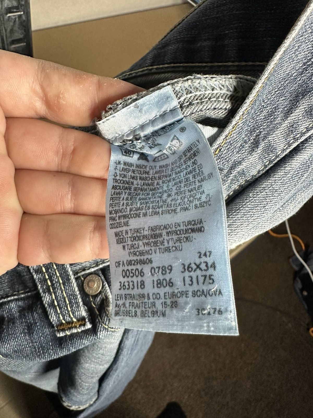 Levi's Levi's 506 Straight Jeans W36 L34 Denim Faded Pants Size US 36 / EU 52 - 19 Thumbnail