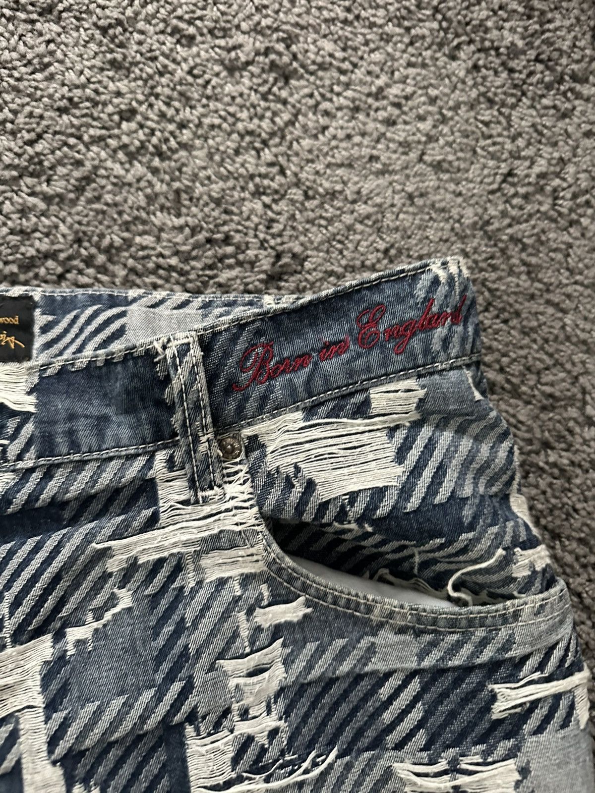 Vivienne Westwood Anglomania Patchwork Asymmetrical Jeans Size US 30 / EU 46 - 3 Thumbnail