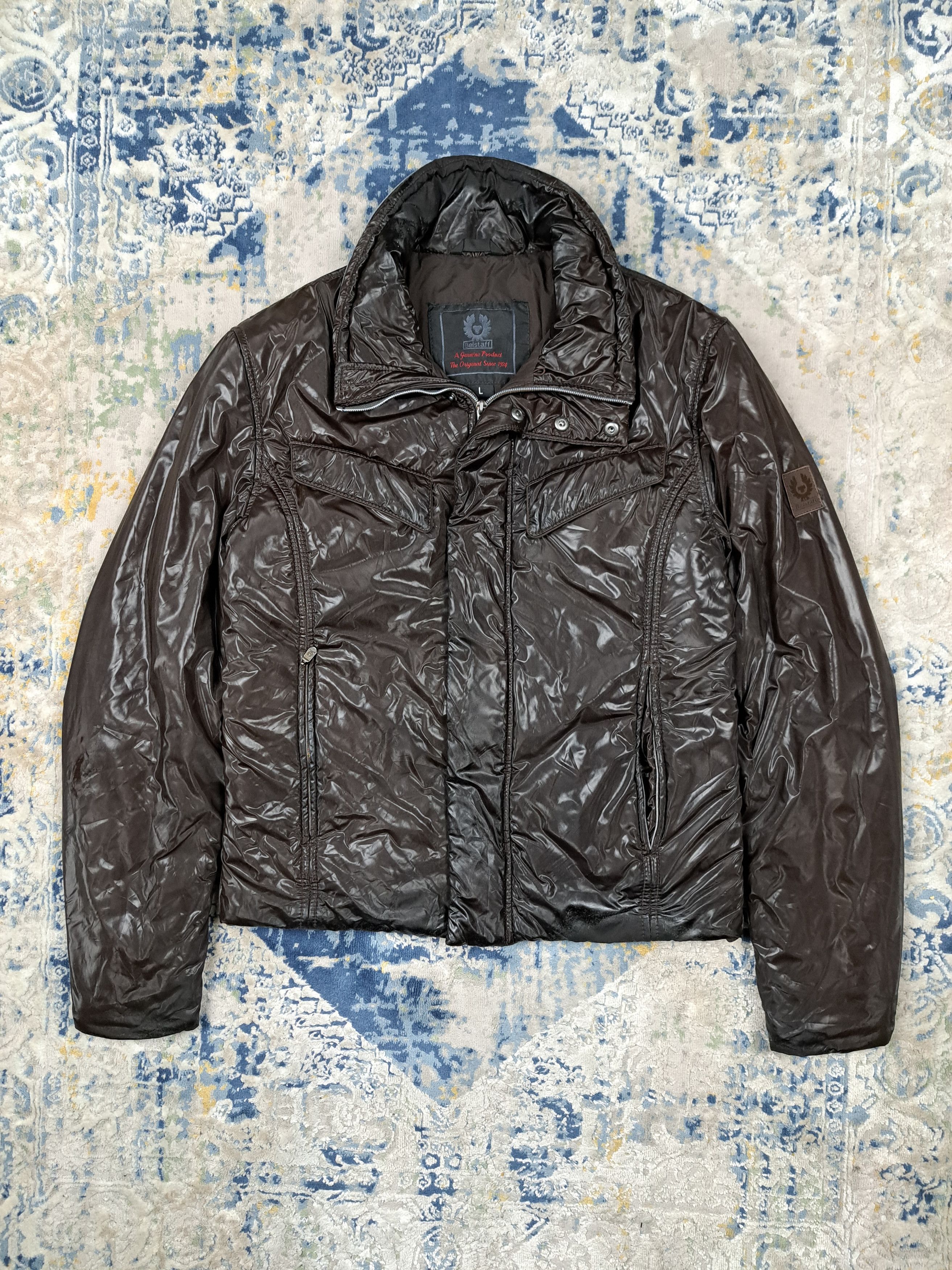Belstaff Belstaff Motorcycle Brown Waxed Jacket Cropped Archive Size US L / EU 52-54 / 3 - 1 Thumbnail