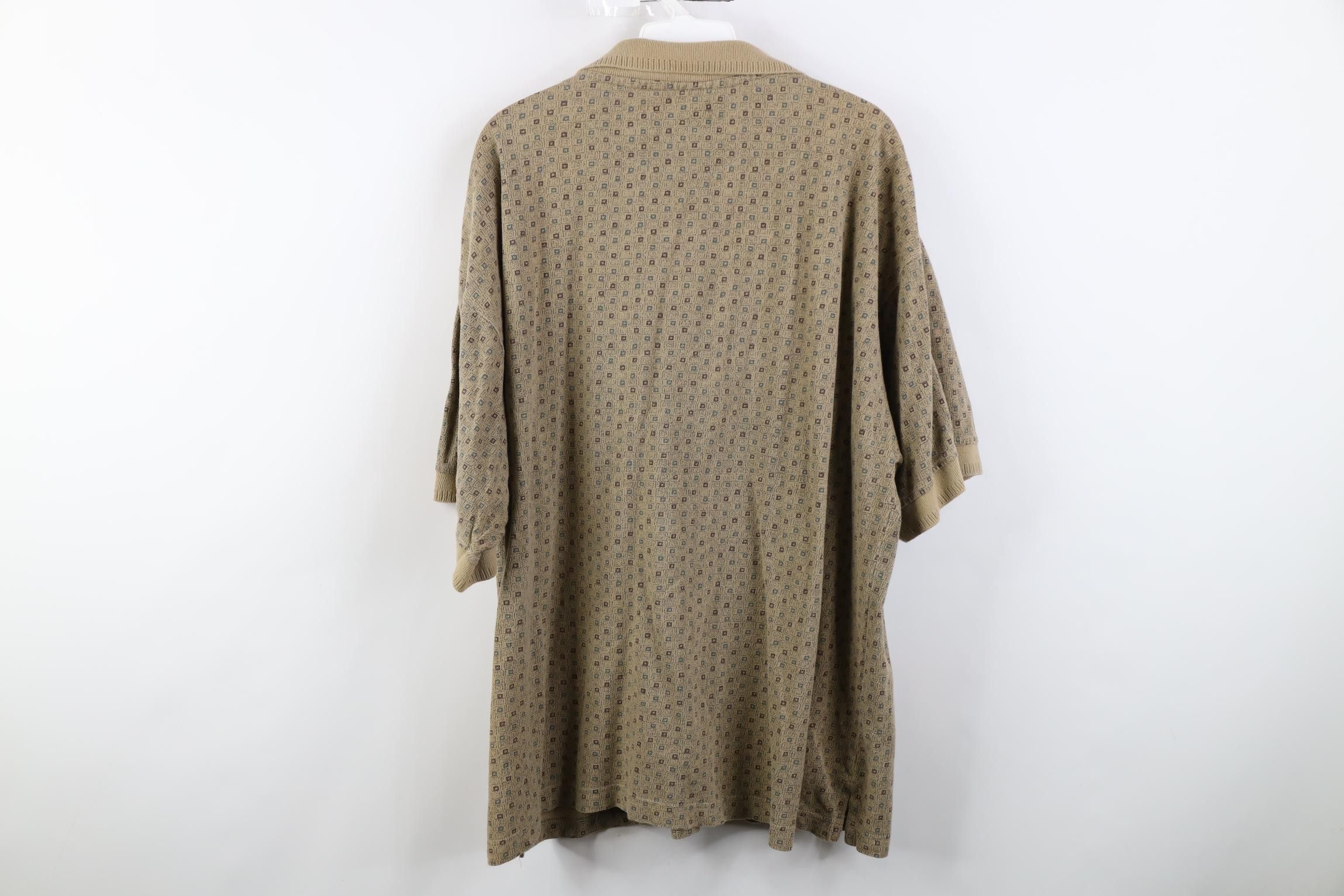 Vintage Vintage 90s Streetwear Baggy Fit Knit Golf Polo Shirt Size US L / EU 52-54 / 3 - 8 Thumbnail