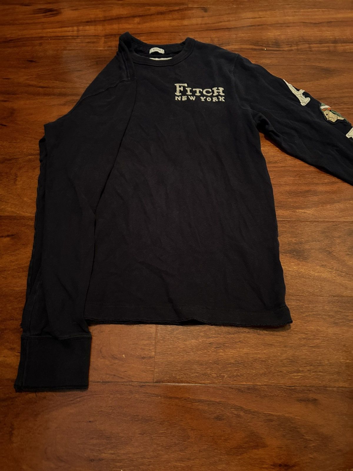 Abercrombie & Fitch Long Sleeve Fitch New York T-shirt Size US S / EU 44-46 / 1 - 1 Thumbnail