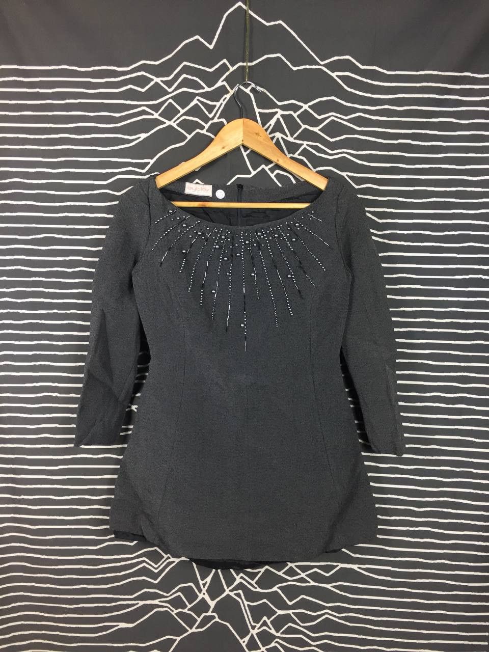 Byblos Vtg Byblos Made In Italy Wool Mini Dress Size XS / US 0-2 / IT 36-38 - 1 Thumbnail