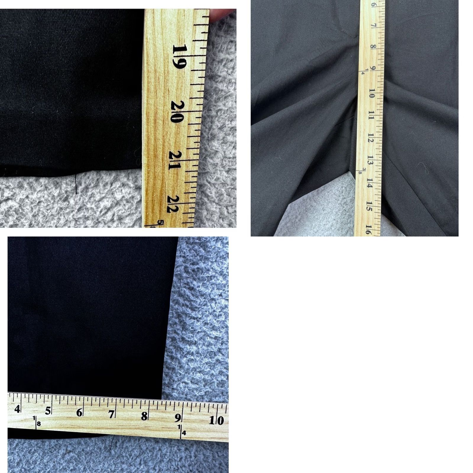 Vintage VINTAGE? Harve Benard Women 10 Black Capri Hi Rise Stretch Tummy Control Pants Casual Formal Womens Capris 21 Inseam 30 Waisted Size 32" / US 10 / IT 46 - 8 Thumbnail