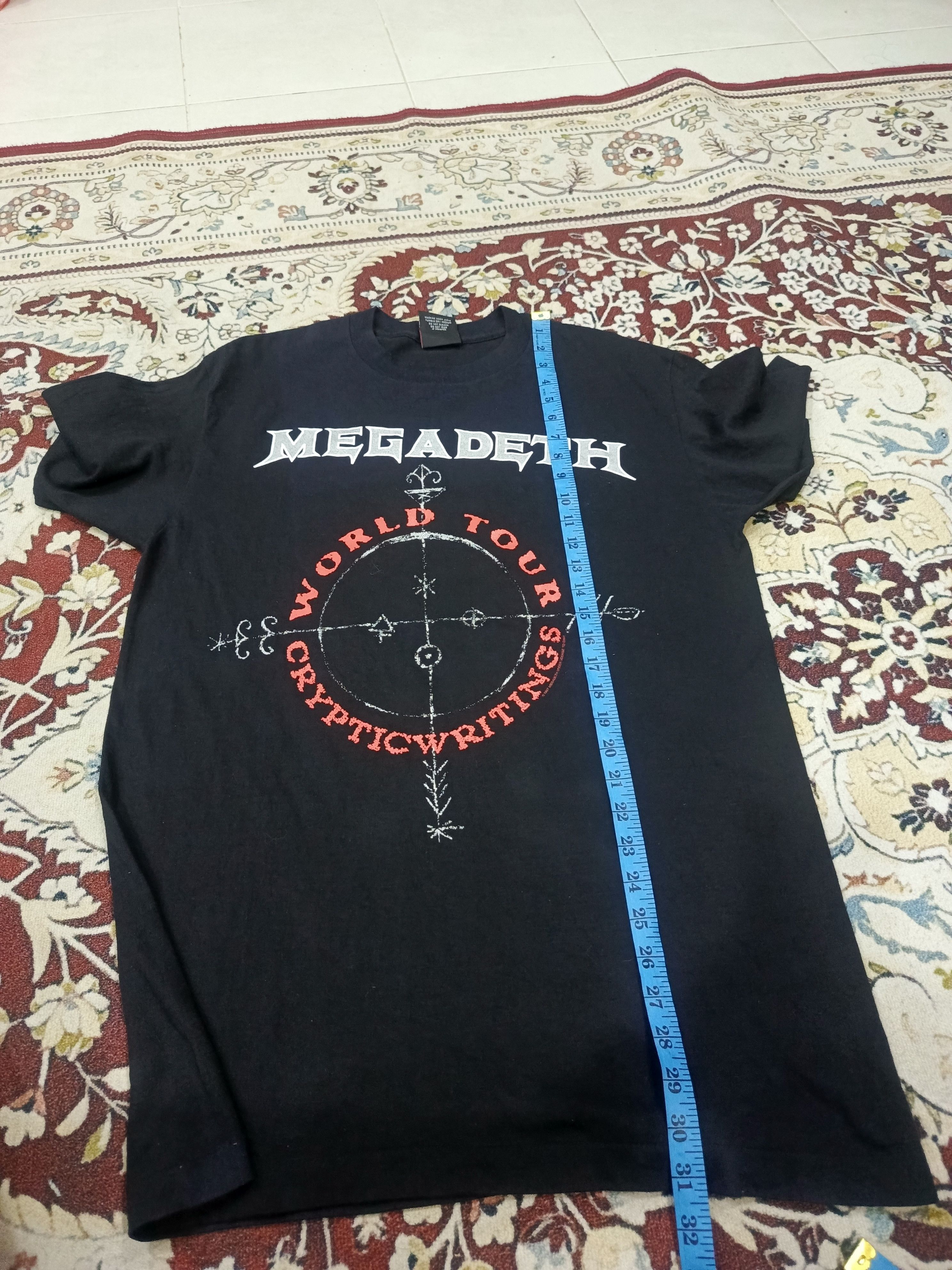 Megadeth Vintage 90s Megadeth Size US L / EU 52-54 / 3 - 9 Thumbnail