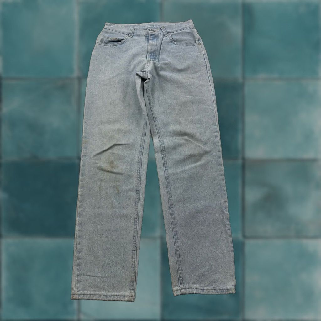 Lee VINTAGE Lee Jeans Men 30x31 Regular Straight Light Wash Made in USA Blue Size US 30 / EU 46 - 1 Thumbnail