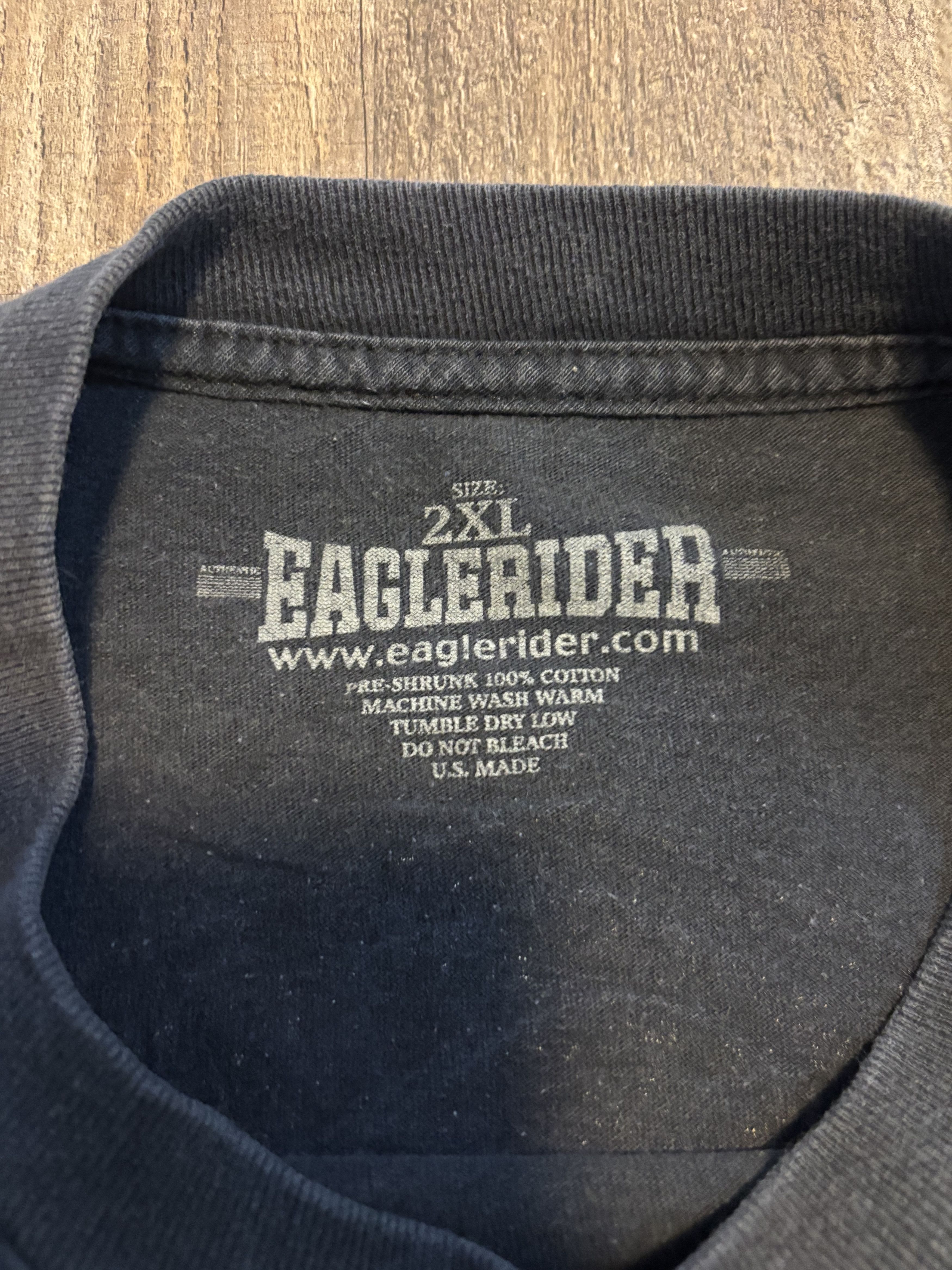 Other Eagle Rider Double Sided Logo Tee Shirt Size US XXL / EU 58 / 5 - 2 Thumbnail