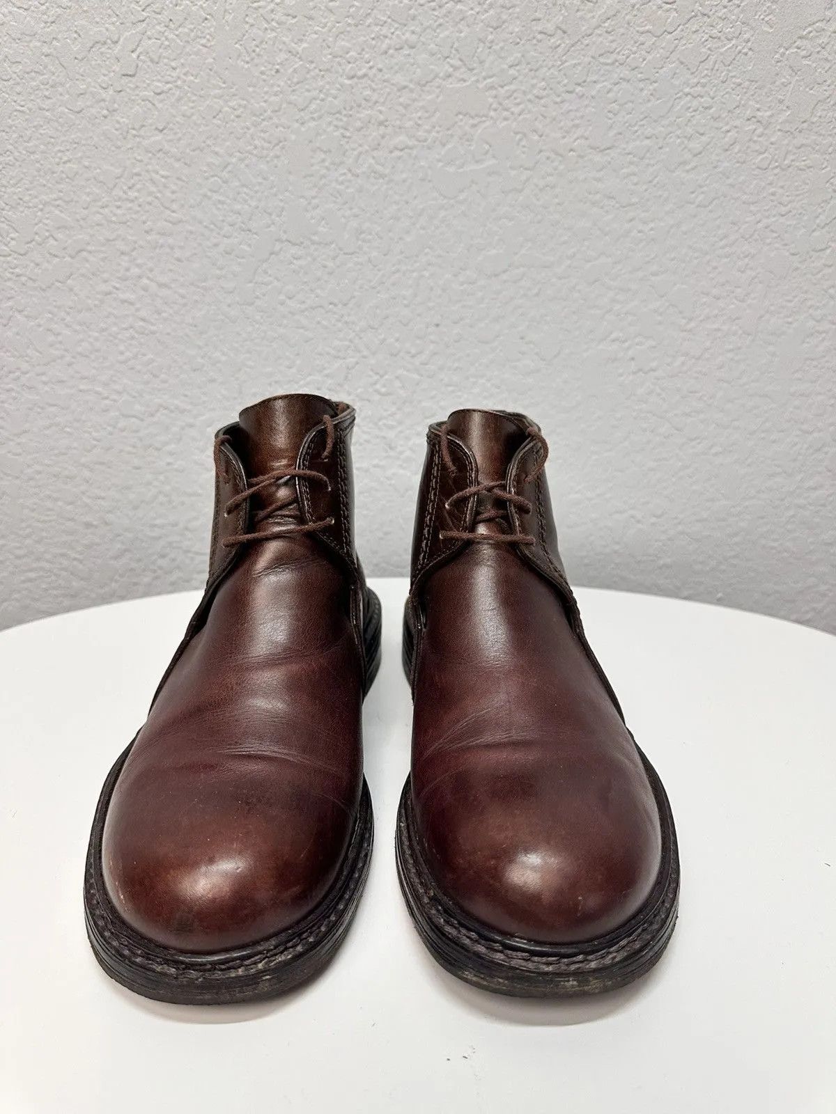 Versace Vintage Versace Brown Leather Boots Rick Owen’s Western Y2K Size US 9 / EU 42 - 2 Thumbnail