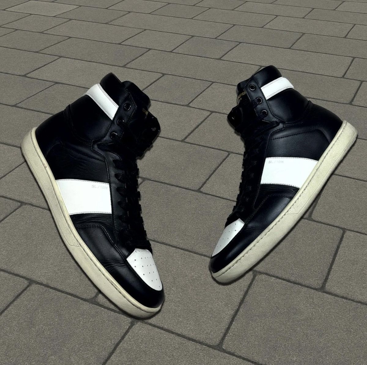 Saint Laurent Paris saint laurent paris black SL/10h sneakers Size US 11 / EU 44 - 3 Thumbnail