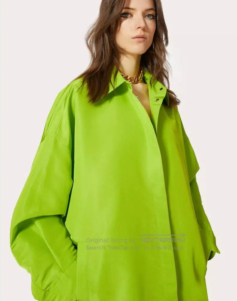 Valentino Valentino Silk green OS jacket Size S / US 4 / IT 40 - 2 Thumbnail