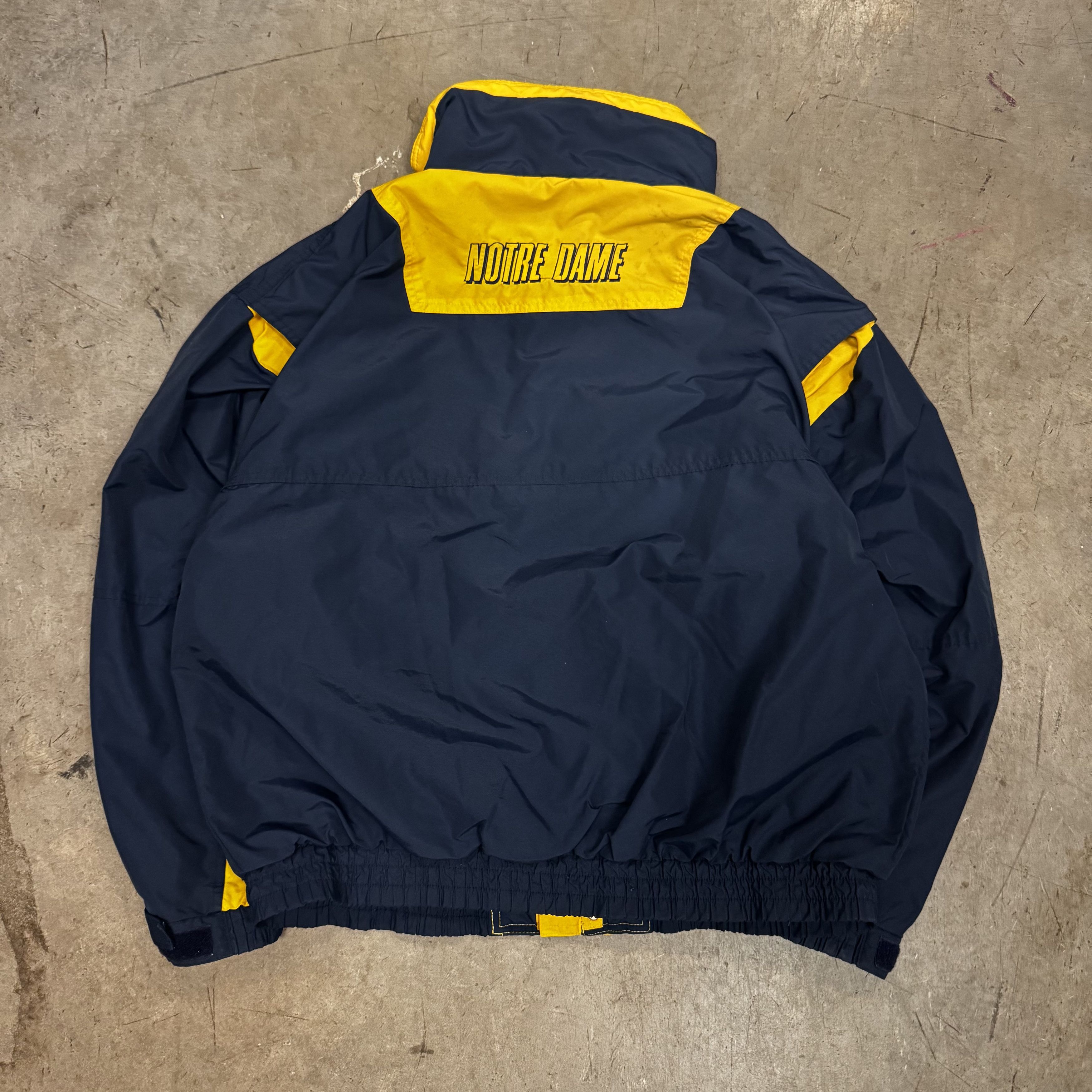 Other VTG 90s Notre Dame Chalk Line Stadium Panel Jacket Size US XL / EU 56 / 4 - 2 Thumbnail