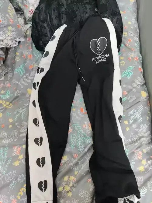 Japanese Brand Men Sweatpants Fashion Print Straight Style Size US 32 / EU 48 - 3 Thumbnail