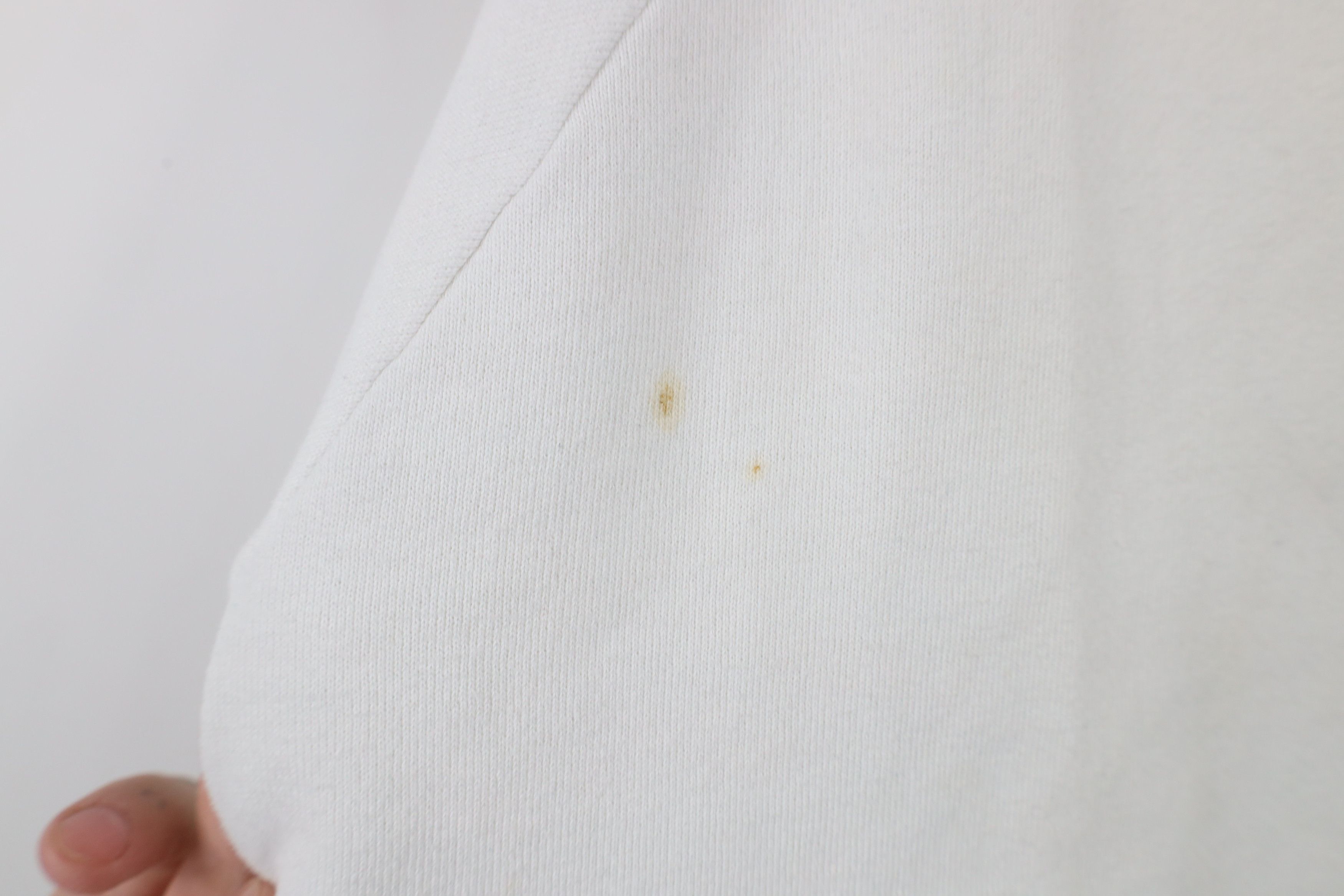 Vintage Vintage 90s Streetwear Blank Crewneck Sweatshirt White USA Size US L / EU 52-54 / 3 - 7 Thumbnail