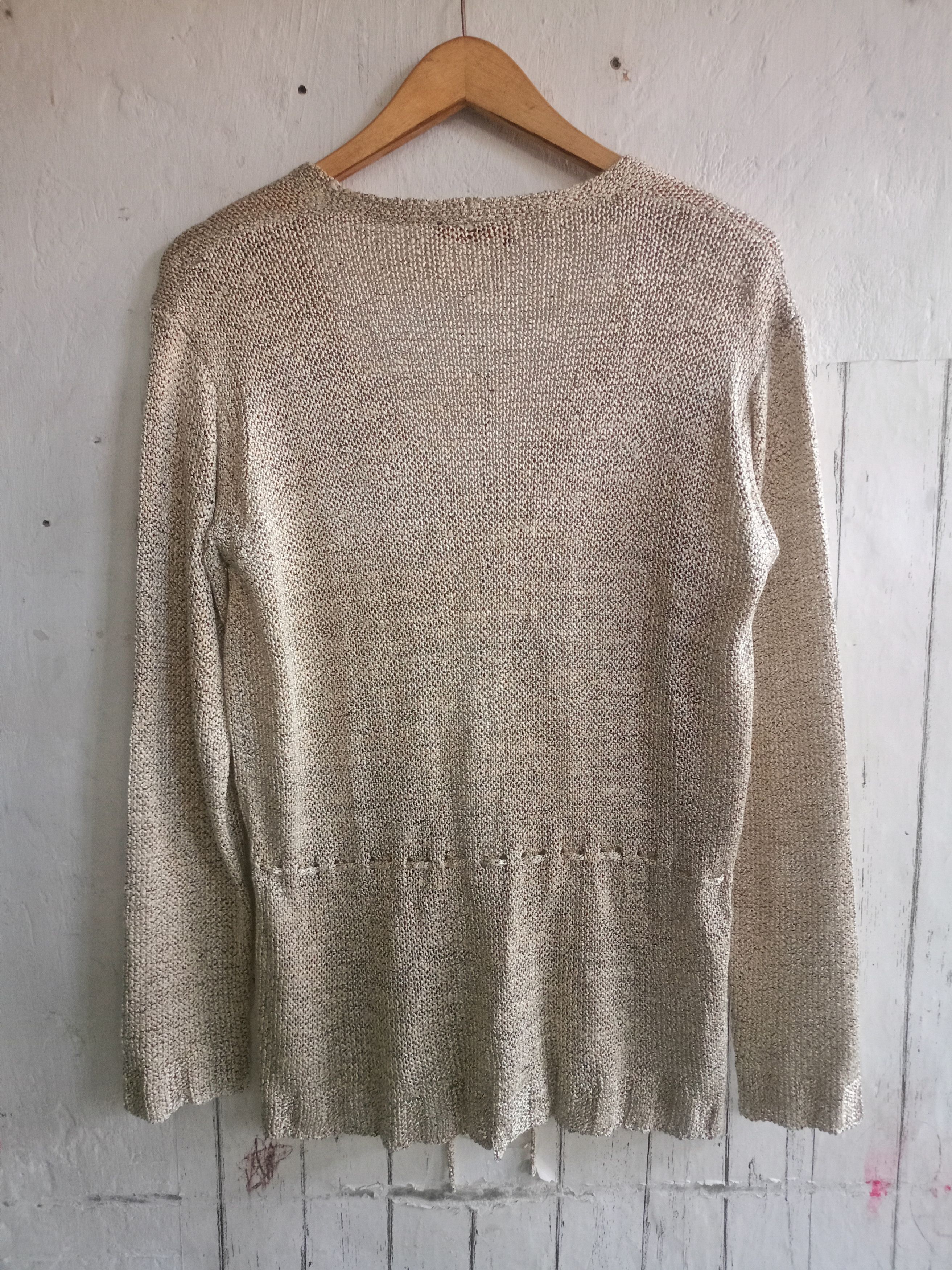 Fendi Fendi Beige Knit Cardigan Size M / US 6-8 / IT 42-44 - 2 Thumbnail